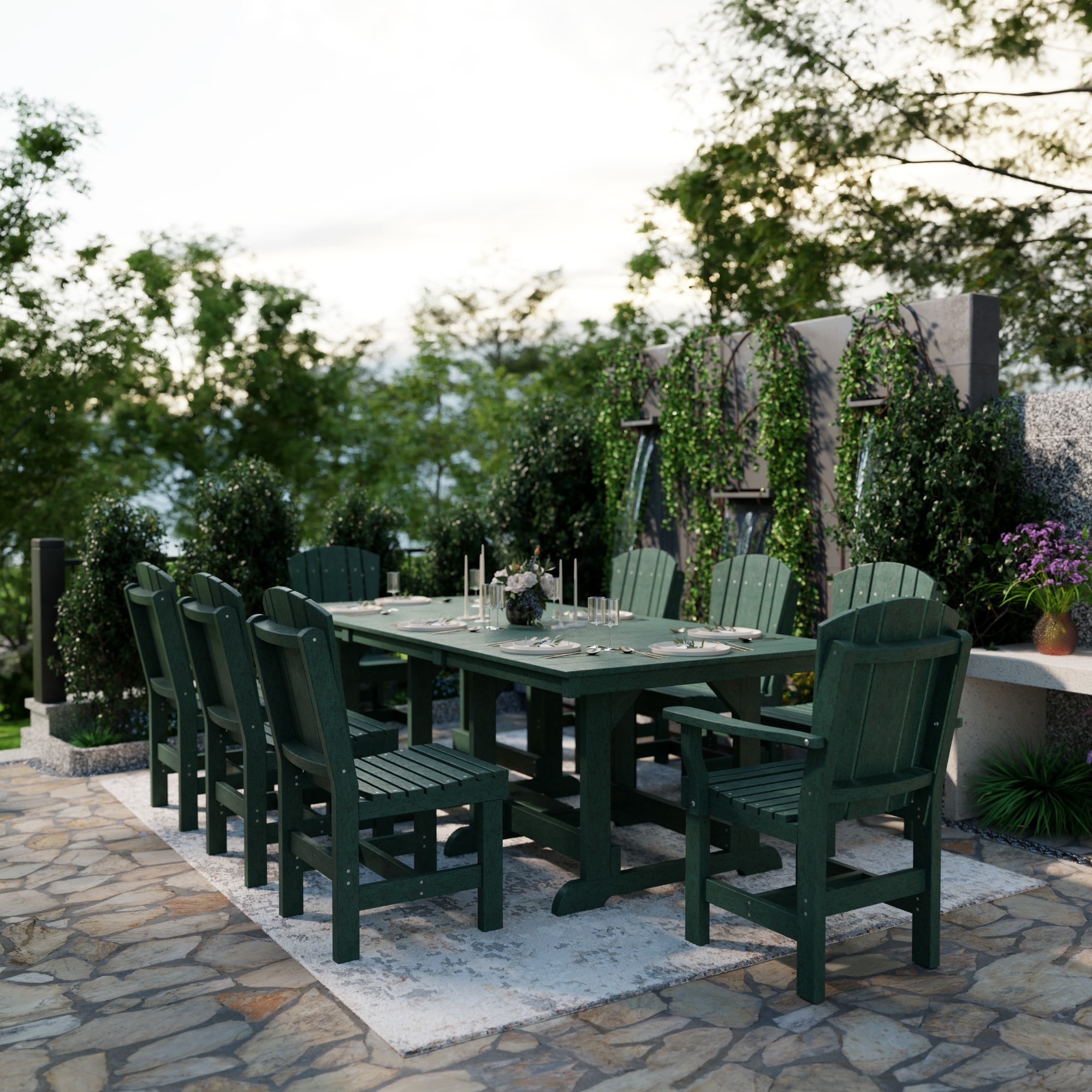Wildridge LCC-190-TG Patio-Dining-Sets - View #2