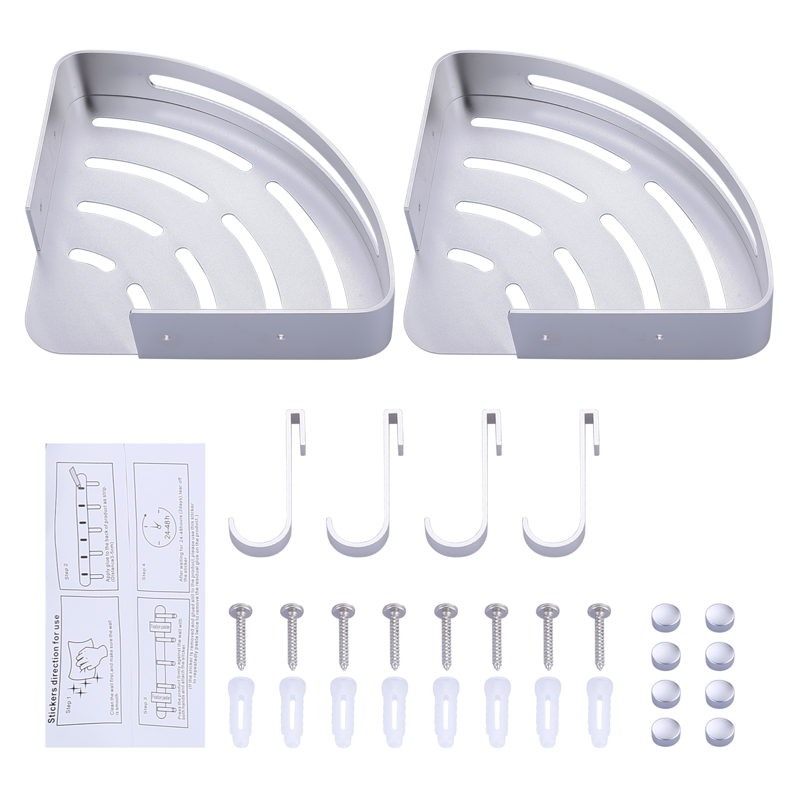 WOWOW 410102-LW Bathroom-Shelves - View #8