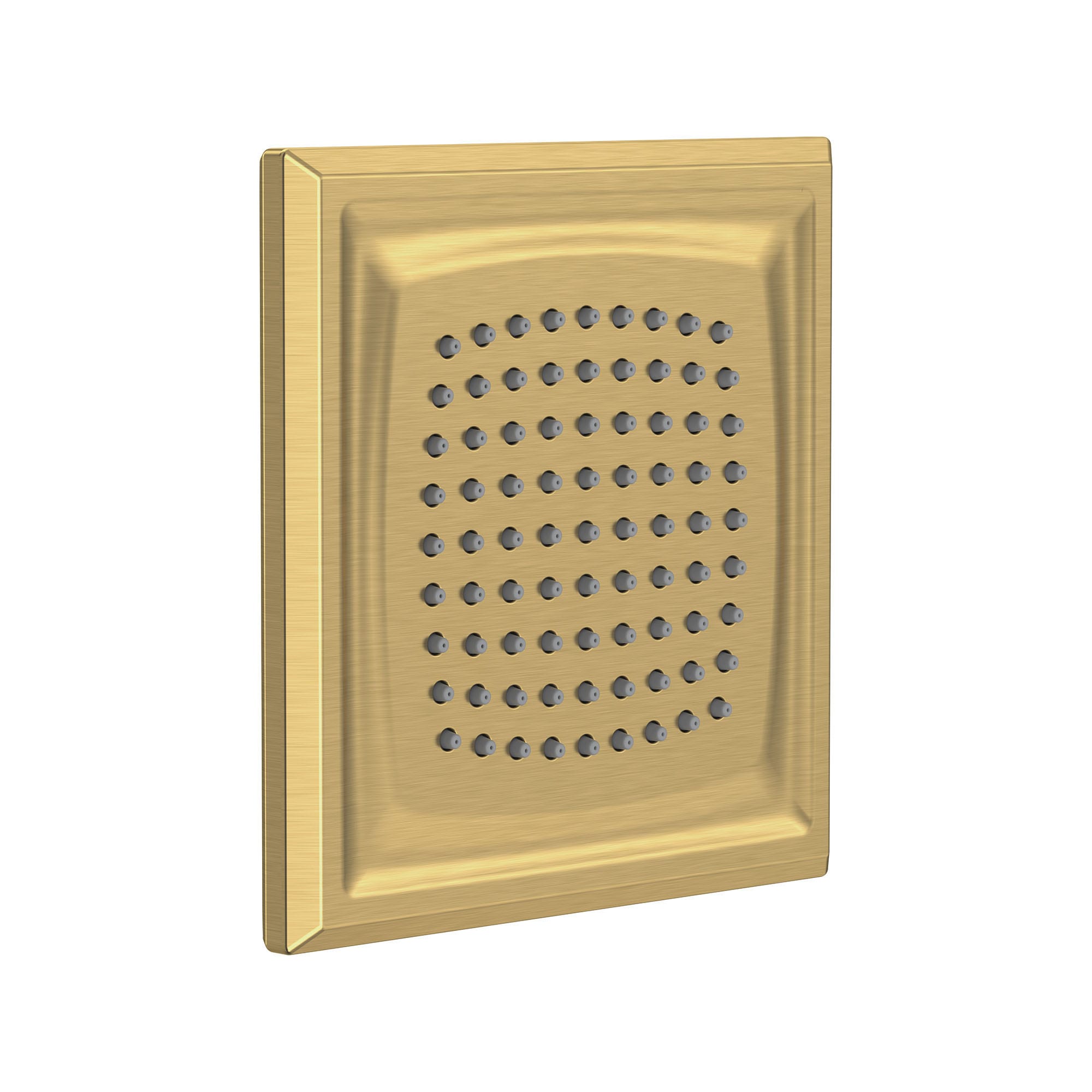American Standard 1660515.GN0 Town Square S 1.0 -Spray Brushed Cool Sunrise 6.25-in Square Fixed Shower Head 1.8 GPM