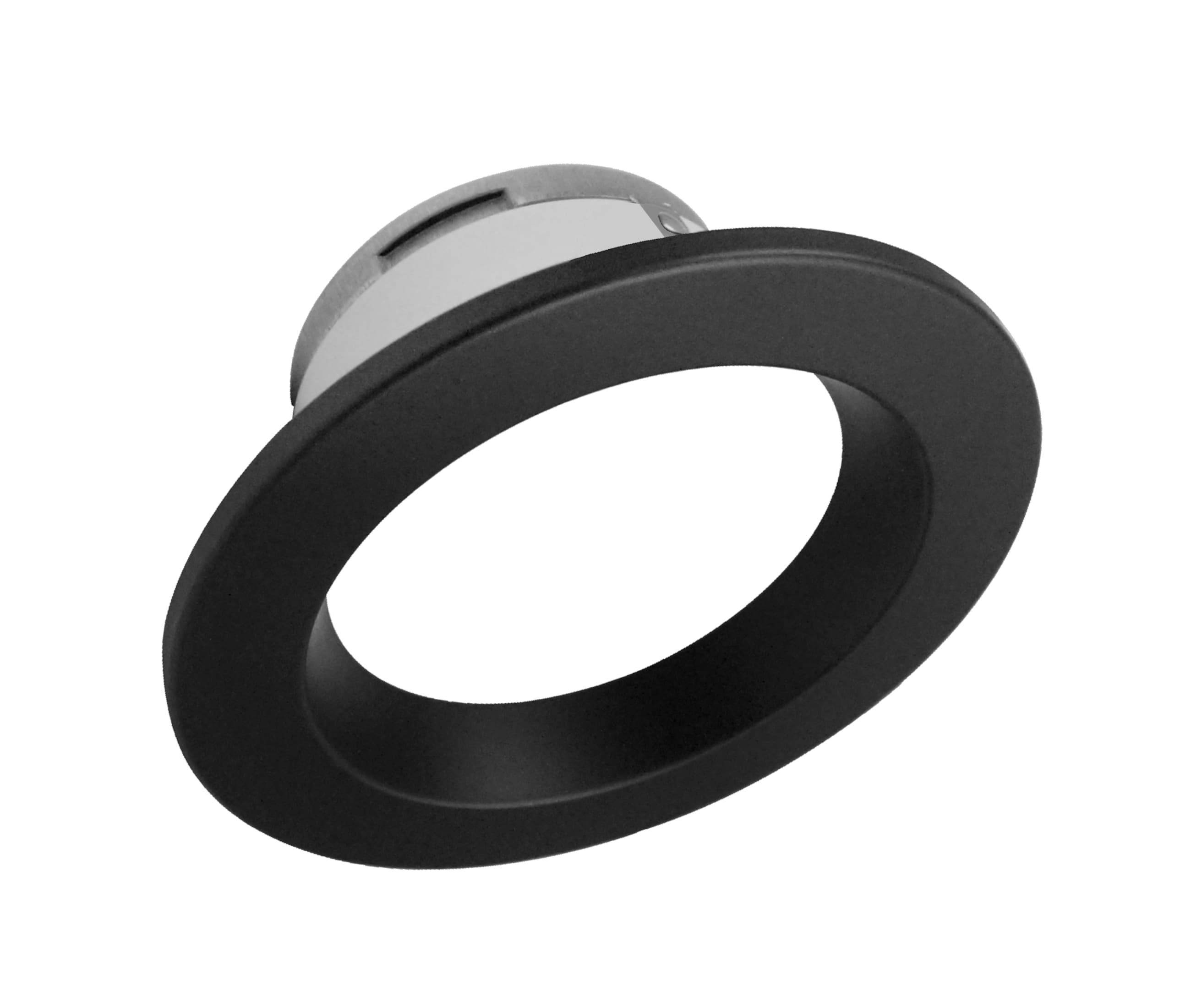 Nicor Lighting DLR45061205KBK DLR4(v5) Black 4-in 808 -Lumens Daylight Round Dimmable LED Wet rated Recessed Downlight