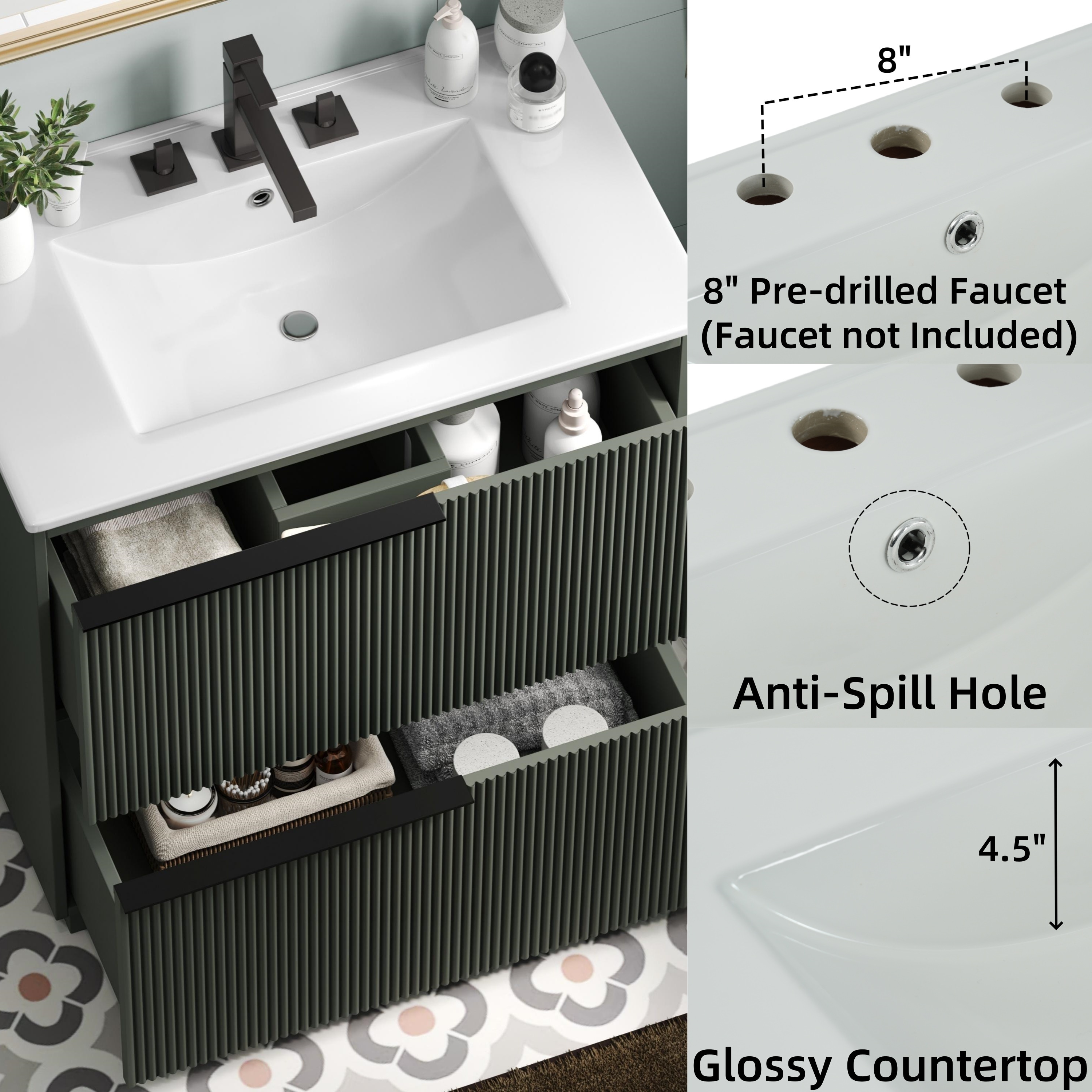 Boyel Living BL-NE-5760G Bath-Vanity-Combo - View #5