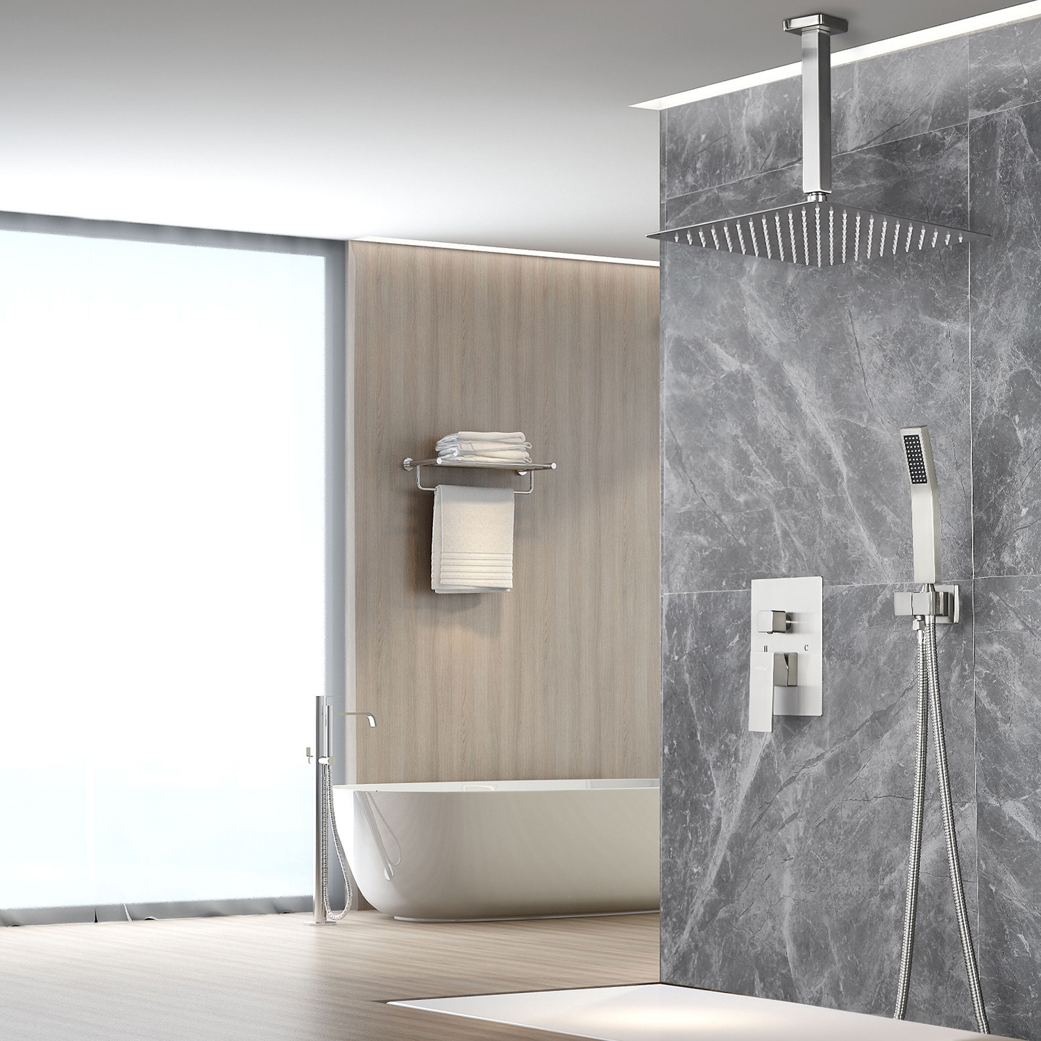 Cobbe LSKSSF0312N Showerhead-Bar-Panels - View #5