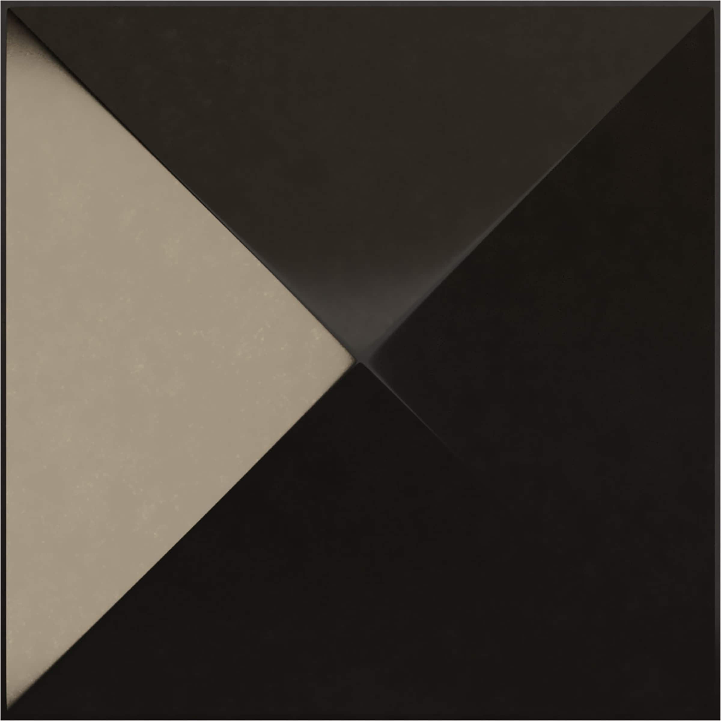 Ekena Millwork WP12X12SKECA 11-7/8-in x 11-7/8-in Embossed Paintable/Stainable Black PVC Wall Panel ( 0.98-sq ft )