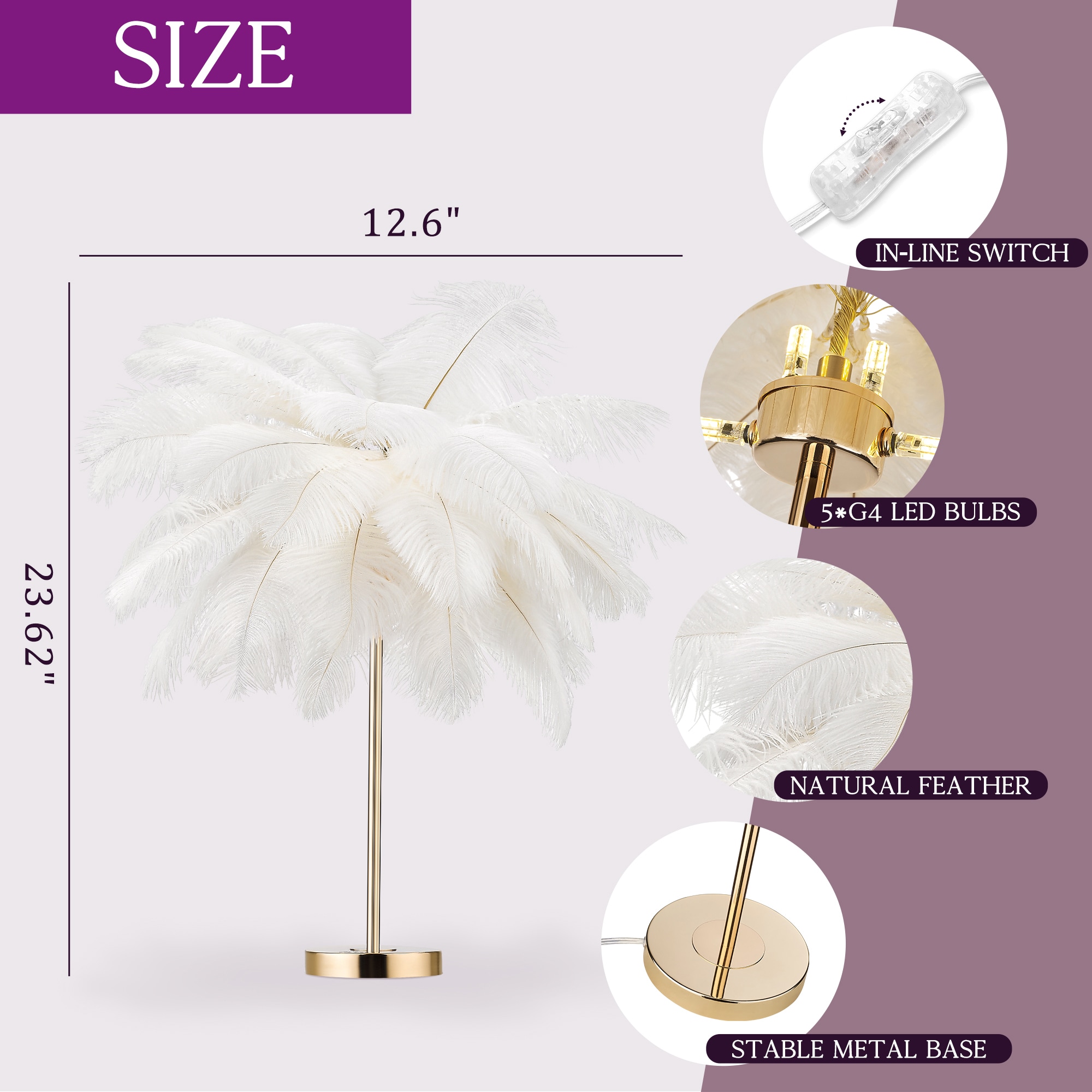LTMATE LST-8830WMDM Table-Lamps - View #2