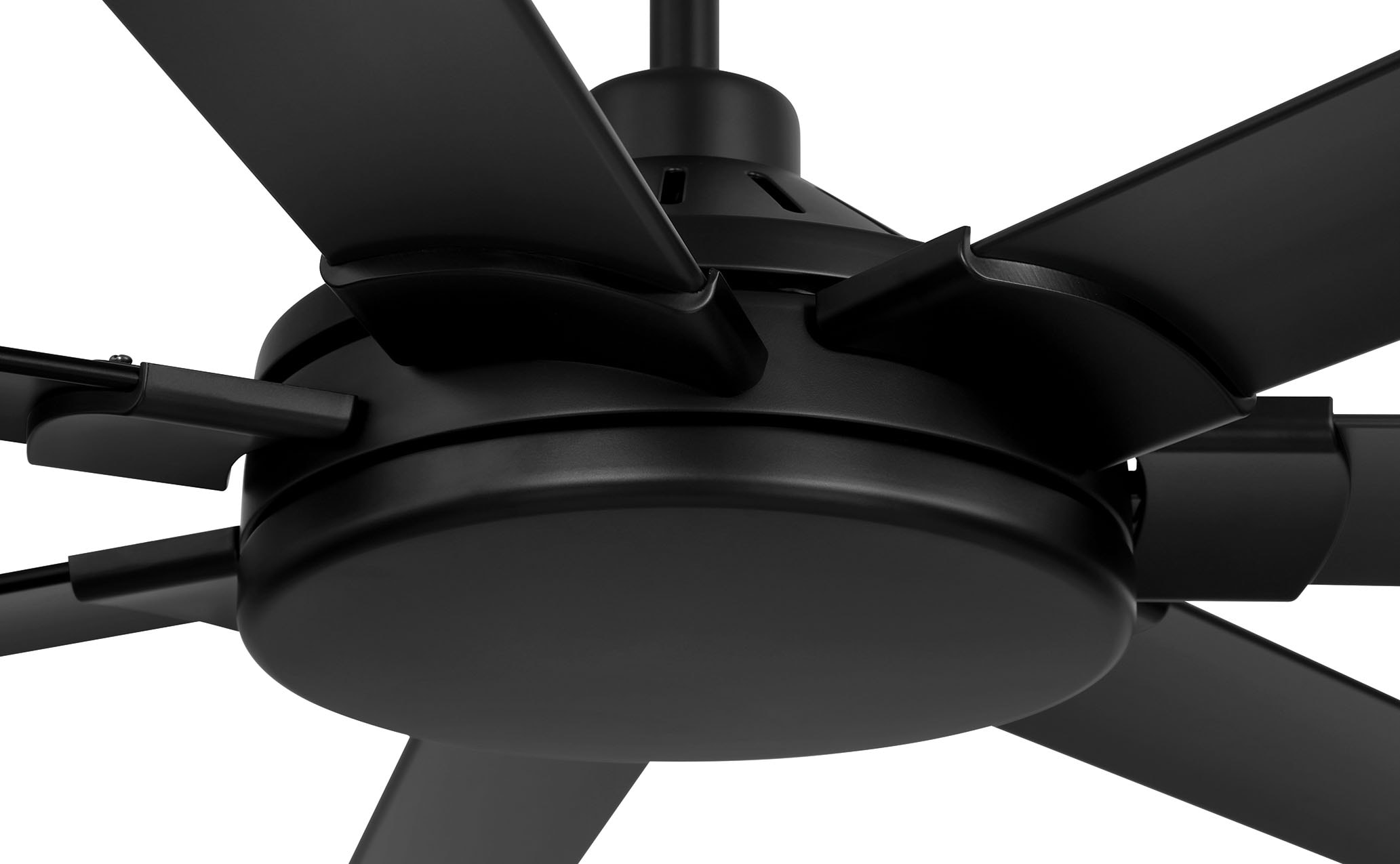 Harbor Breeze 1.85-in Black Plastic Indoor Universal Ceiling Fan