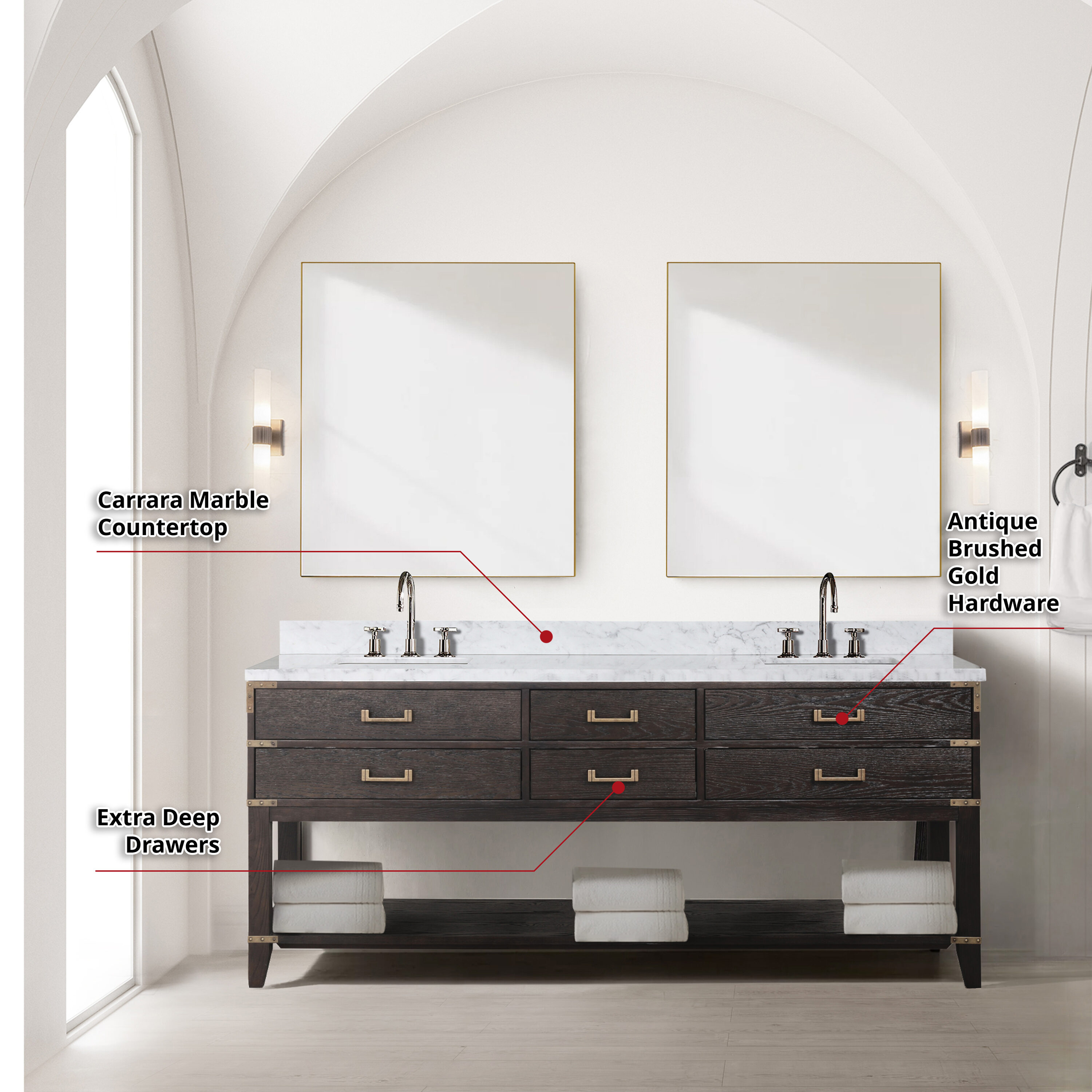 Lexora LVGR80DK101 Bath-Vanity-Combo - View #8