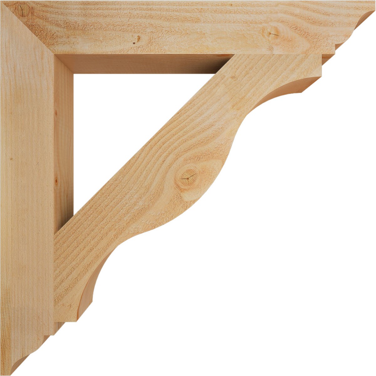 Ekena Millwork BKT04X28X28FST01RDF Exterior-Brackets-Braces - View #3