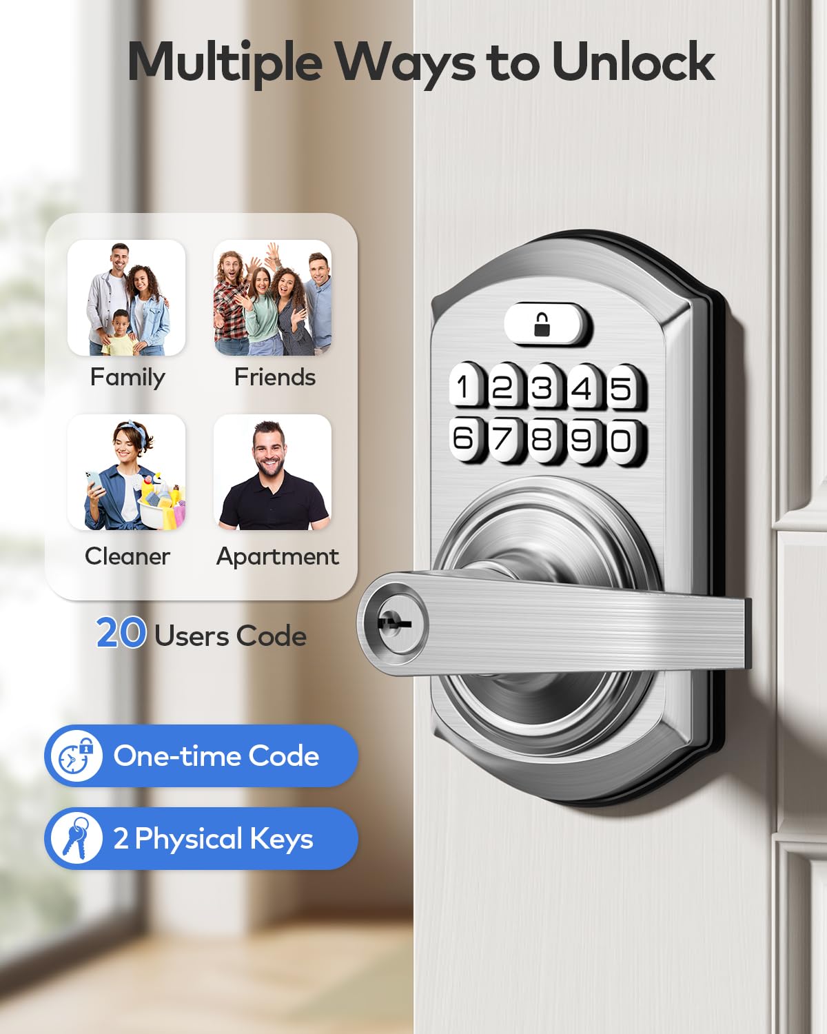 Misopily LMS0803M365 Electronic-Door-Locks - View #2