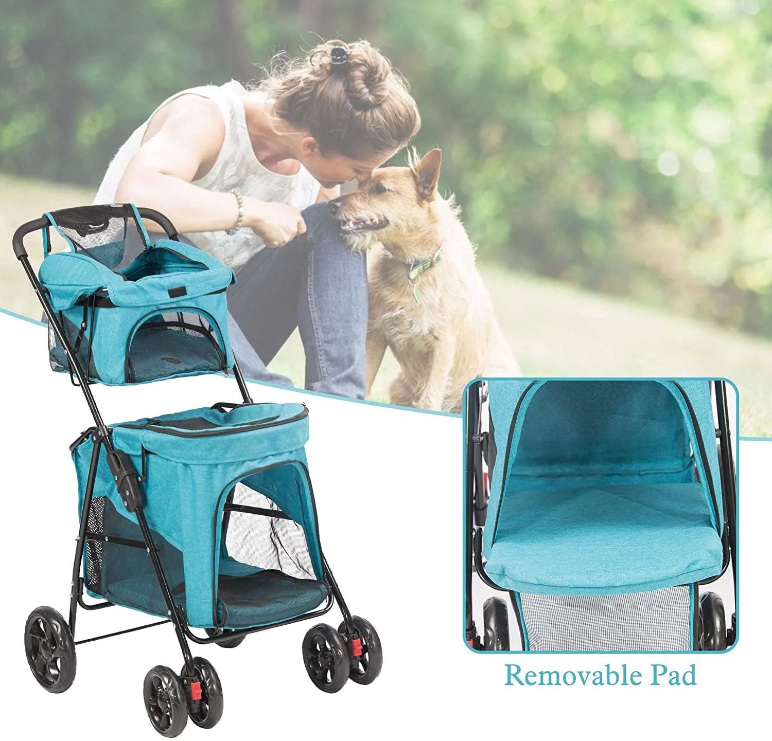 Siavonce ZX-I3VE7 Pet-Strollers - View #5