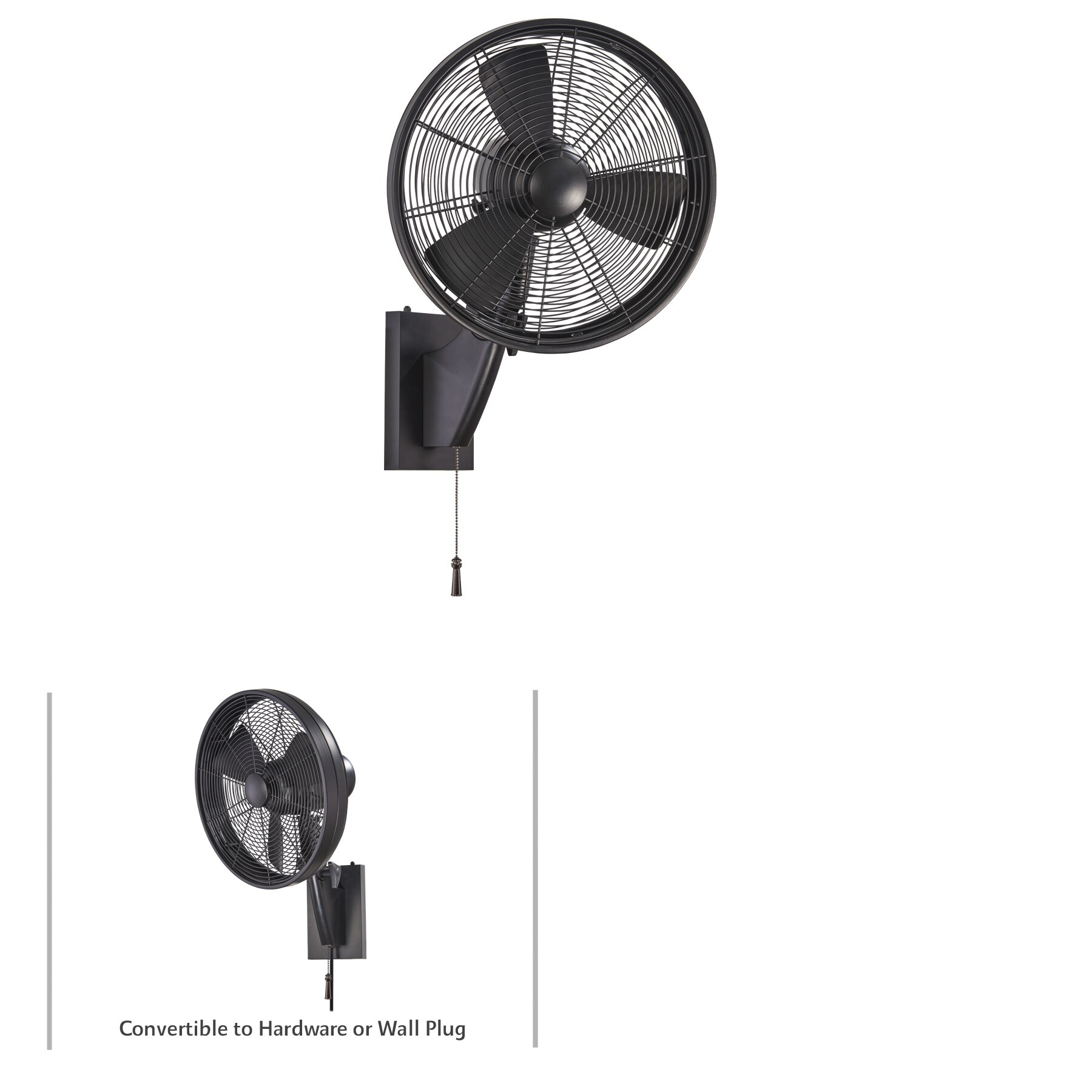 Minka Aire Anywhere 15.5-in Outdoor Flush Mount Matte Black with Matte Black Blades Ceiling Fan Without Light ( 3 -Blade )