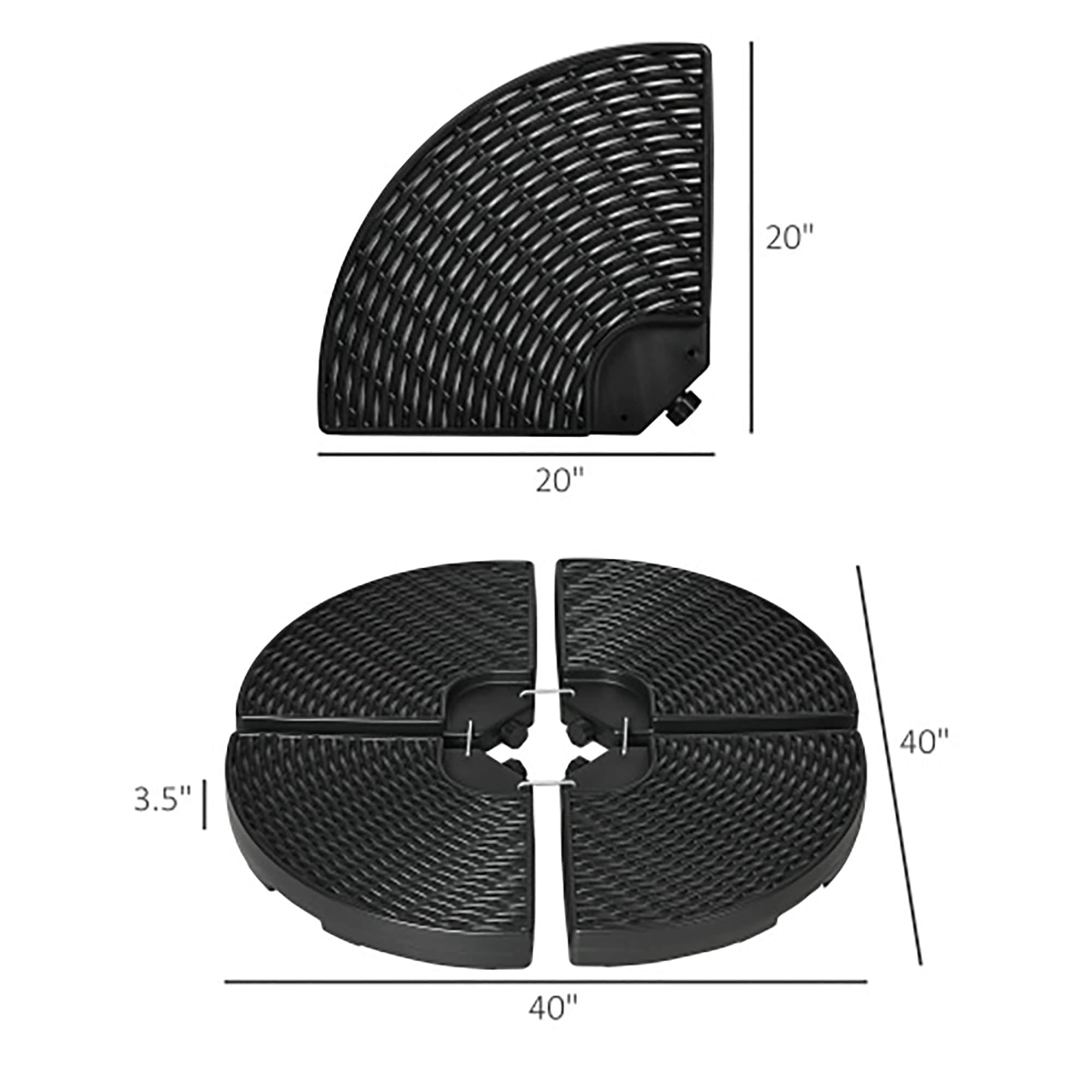 CASAINC 21ODJM0003BR Umbrella-Bases - View #7