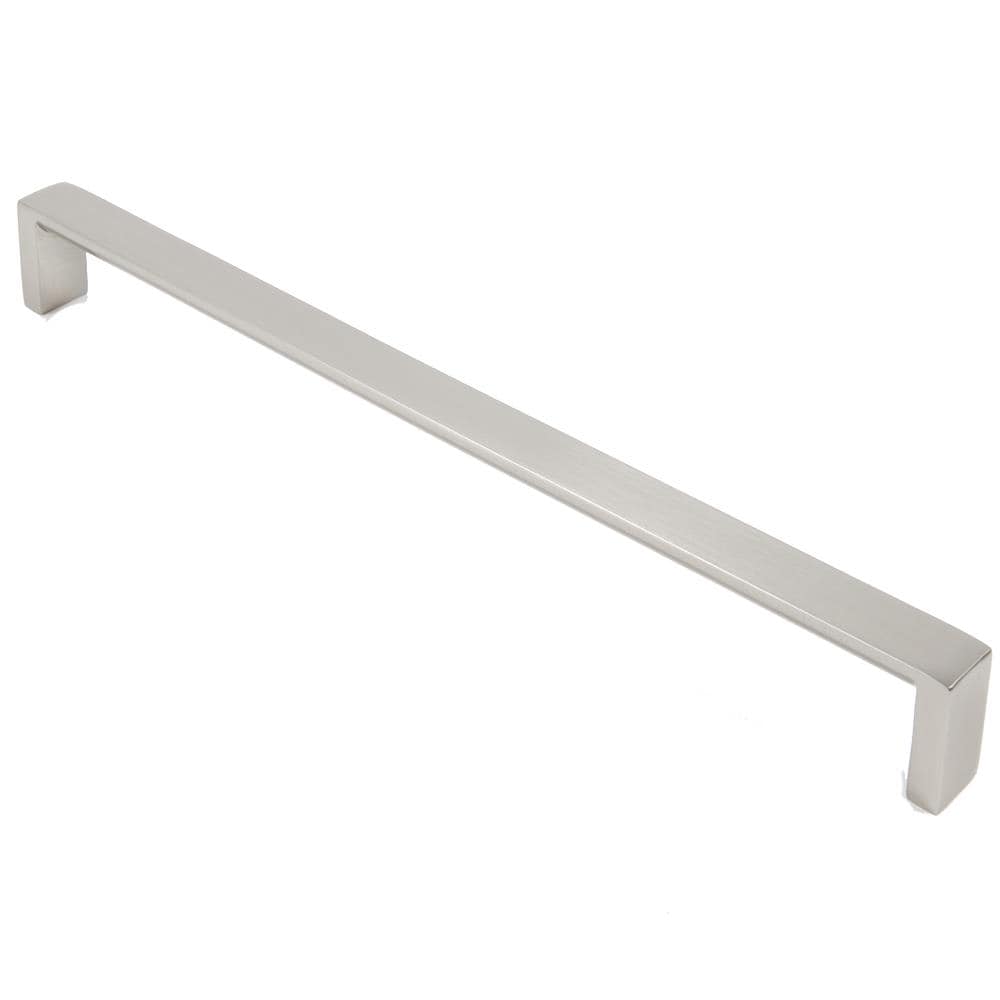 Rusticware 957SN Pulls 12-in , 305mm Center to Center Satin Nickel Dual Mount Cylindrical Handle