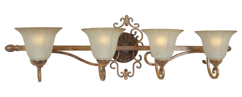  LW54840441 Shandy 4-Light Rustic Sienna Traditional Vanity Light
