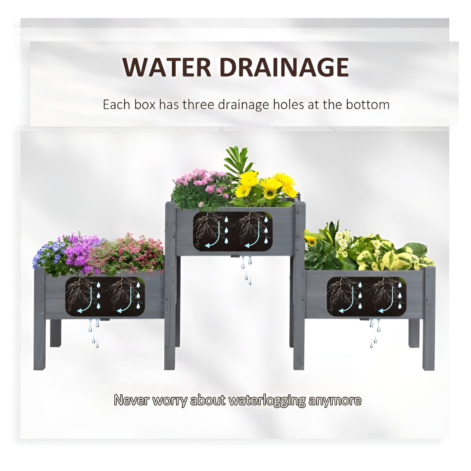 Slickblue D-FR-621765ALPRG Raised-Planter-Boxes - View #3