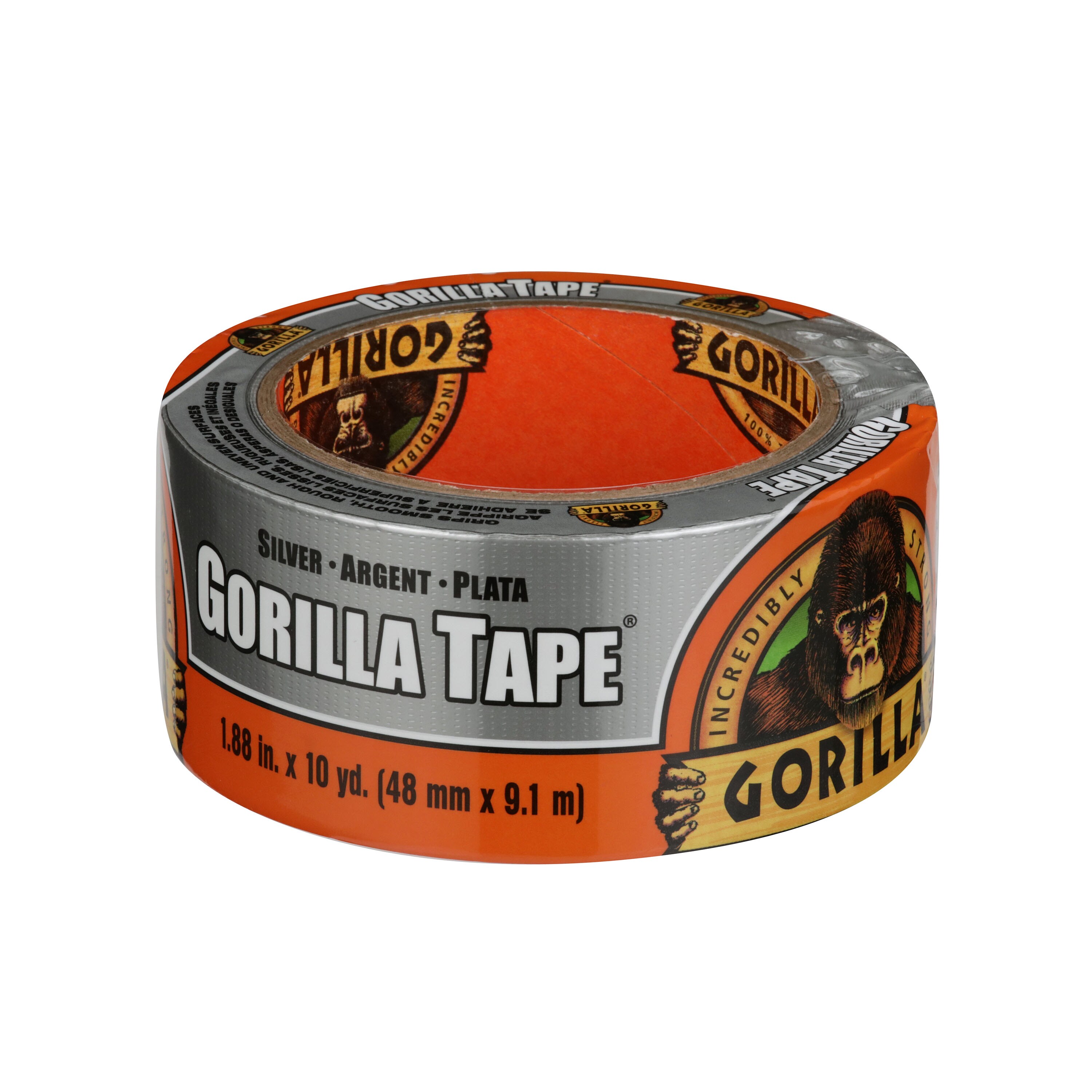 Gorilla Silver Duct Tape 2.88-in x 10 Yard(s) in the Duct Tape ...