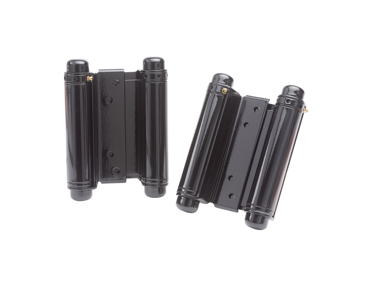 Trans-Atlantic Co DH-TAN5004-BK 4-in H Square Black Surface mount Interior/Exterior Door Hinge 2 -Pack
