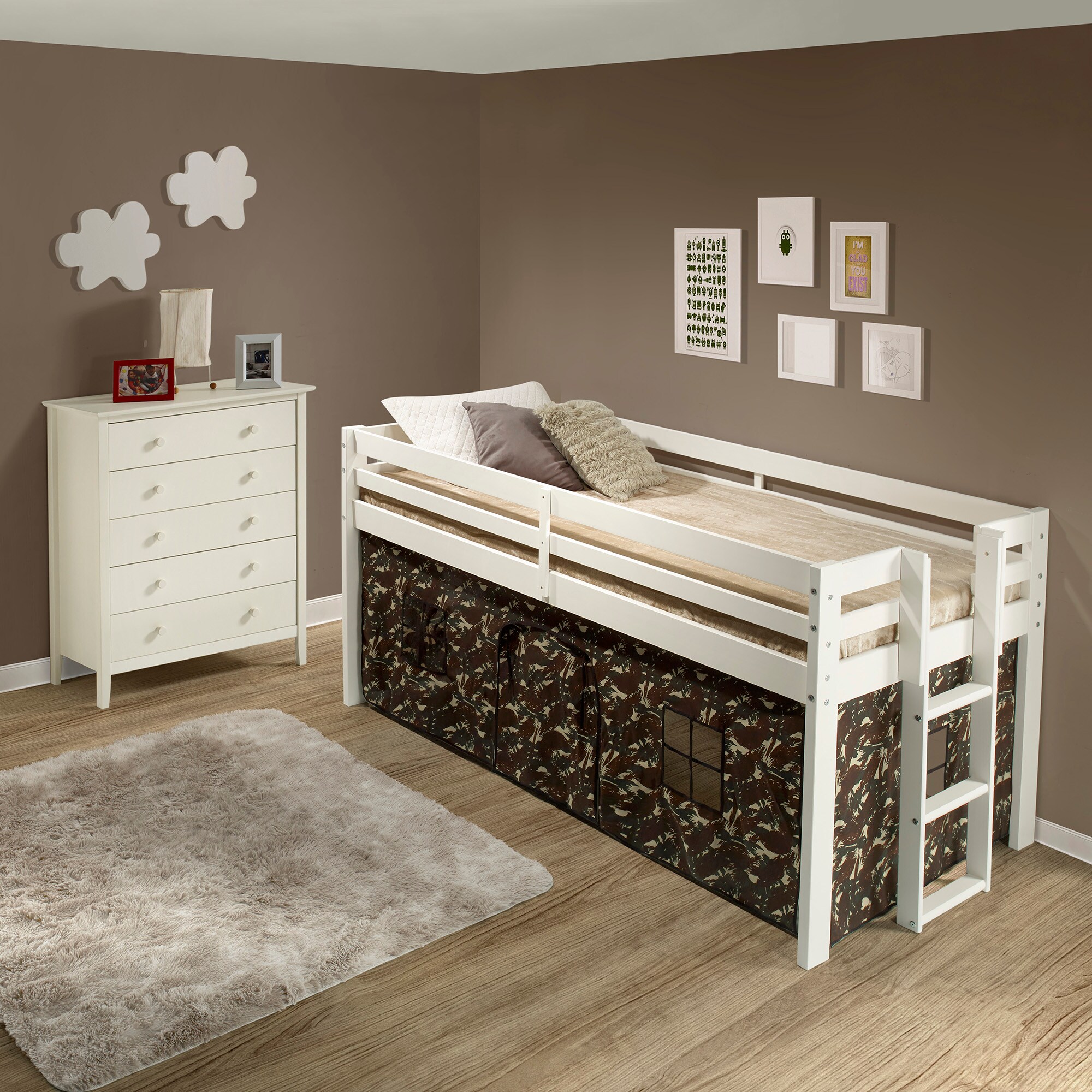Alaterre Furniture AJJP00WHATCGN beds - View #6