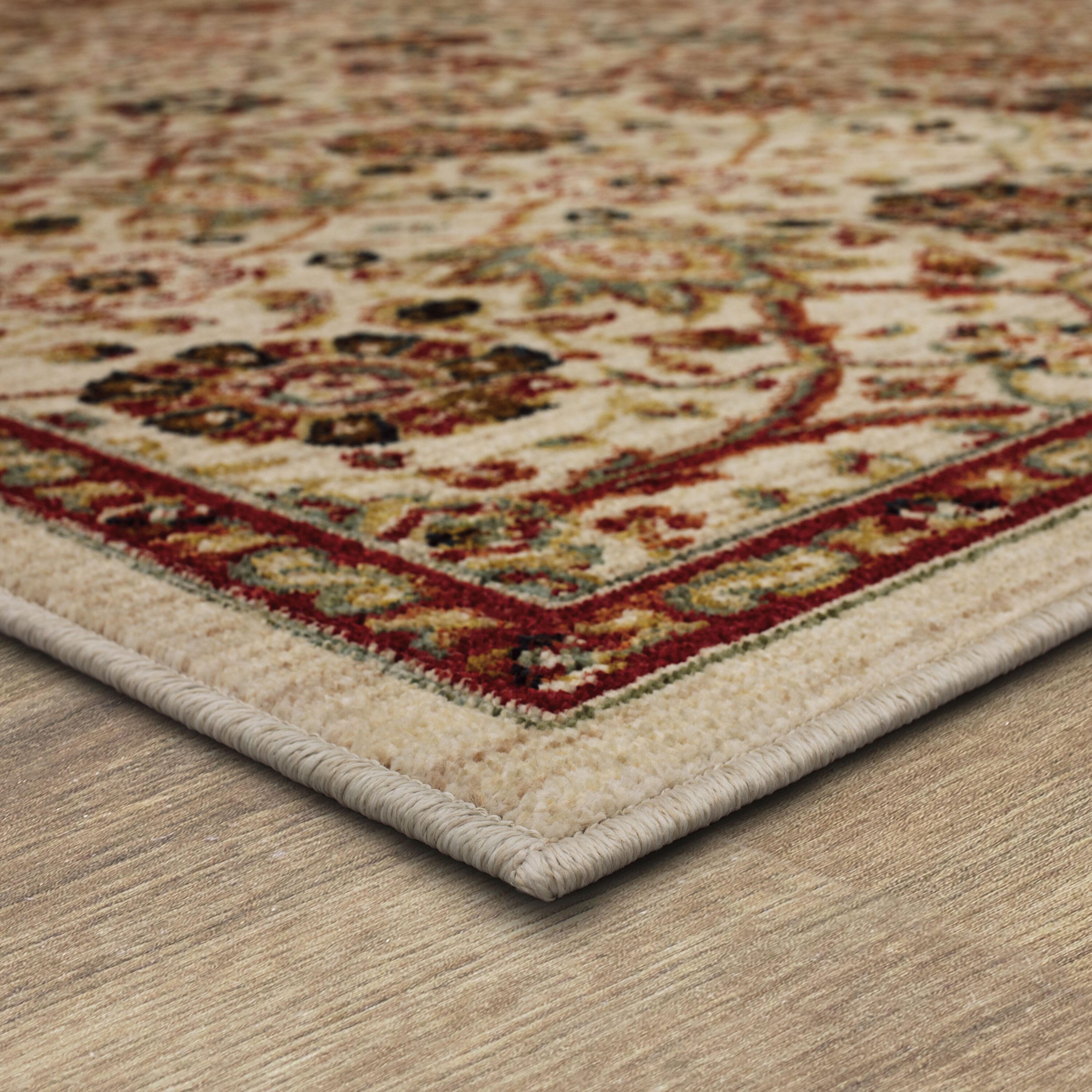 Mohawk Home 8 X 10 (ft) Cream Indoor Geometric Area Rug in the