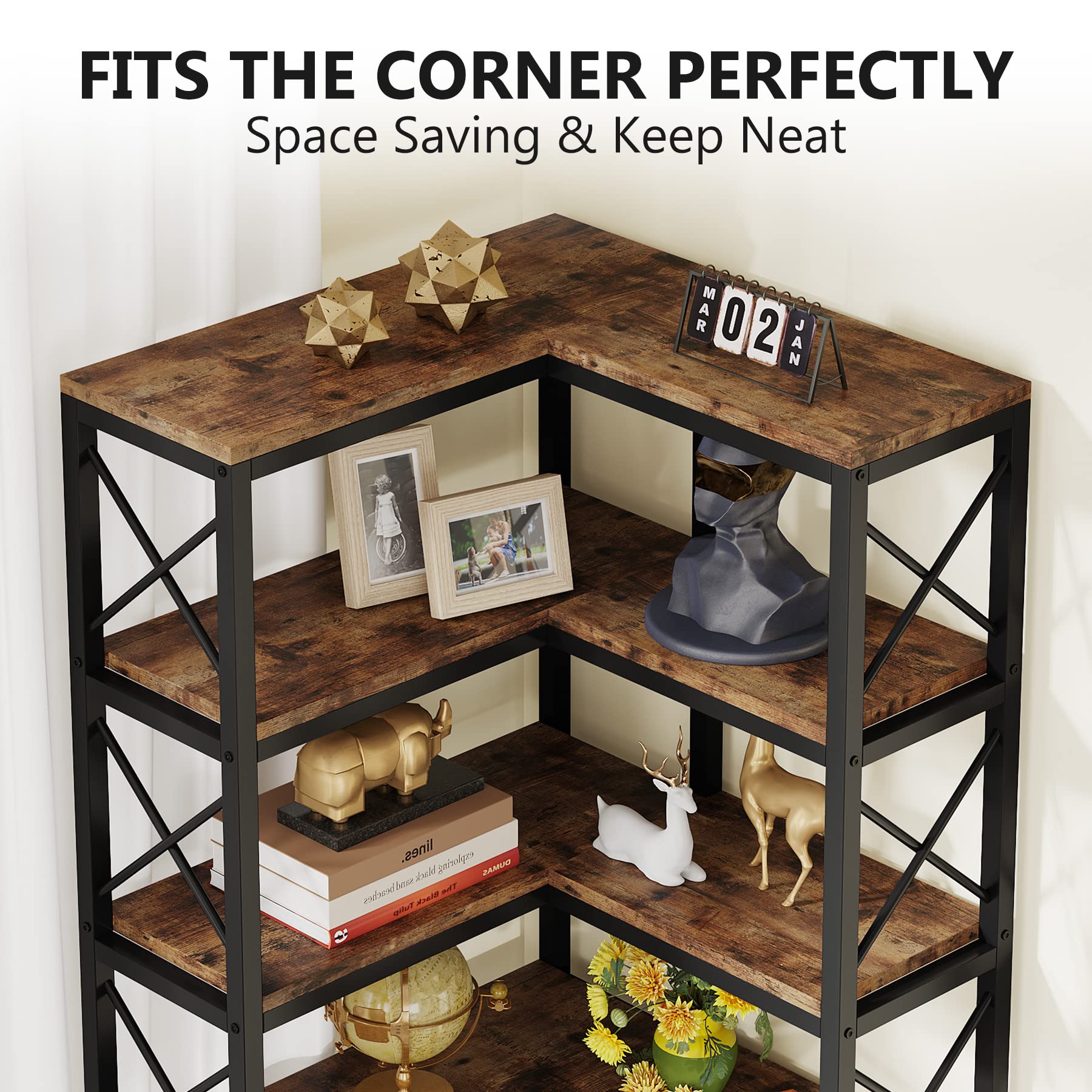 Tribesigns HOGA-J0063 bookcases - View #6