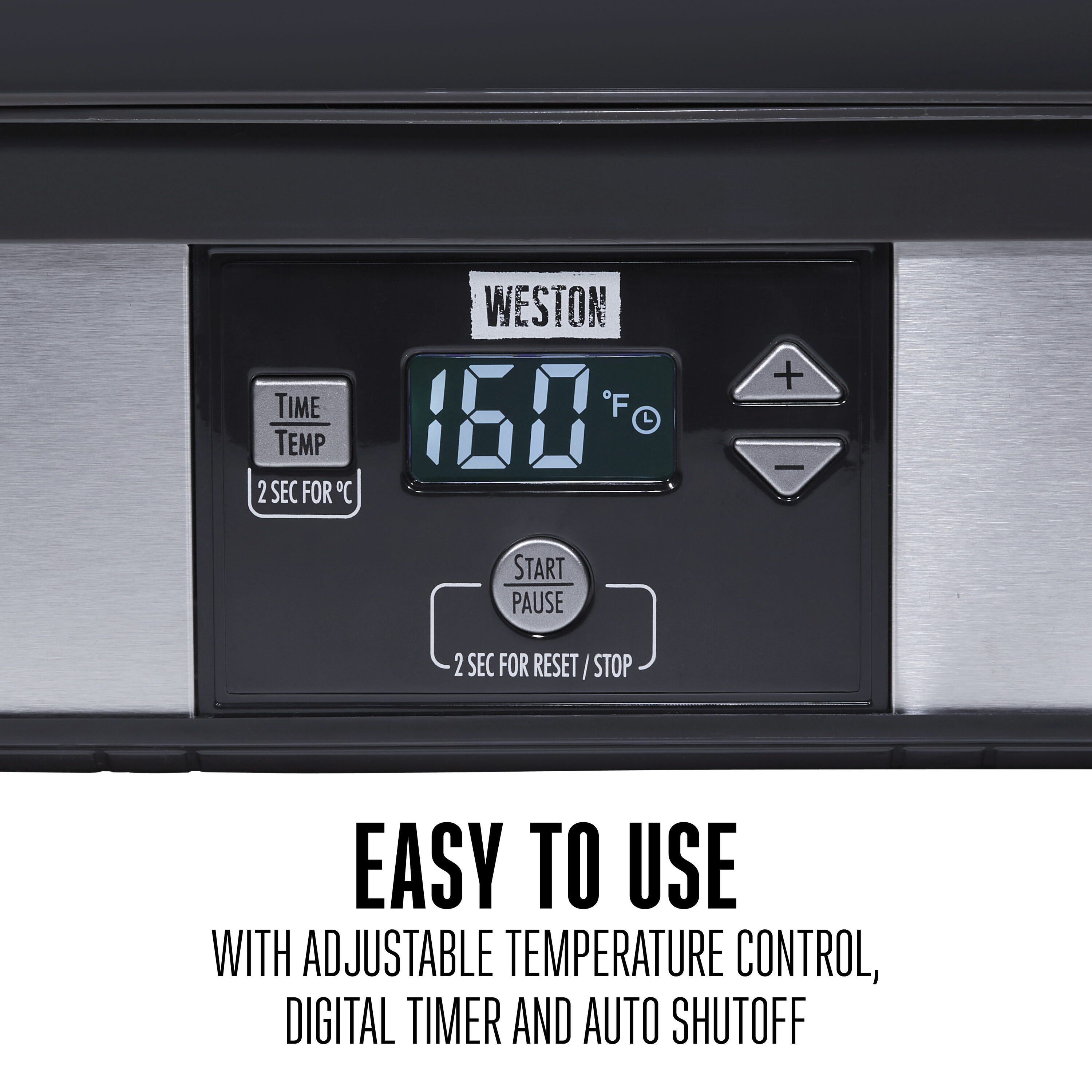 Weston Brands Weston Digital 6 Tray Food Dehydrator, Programmable, 500W  Motor, Adjustable Thermostat, 48 Hour Timer, Dishwasher-Safe Parts
