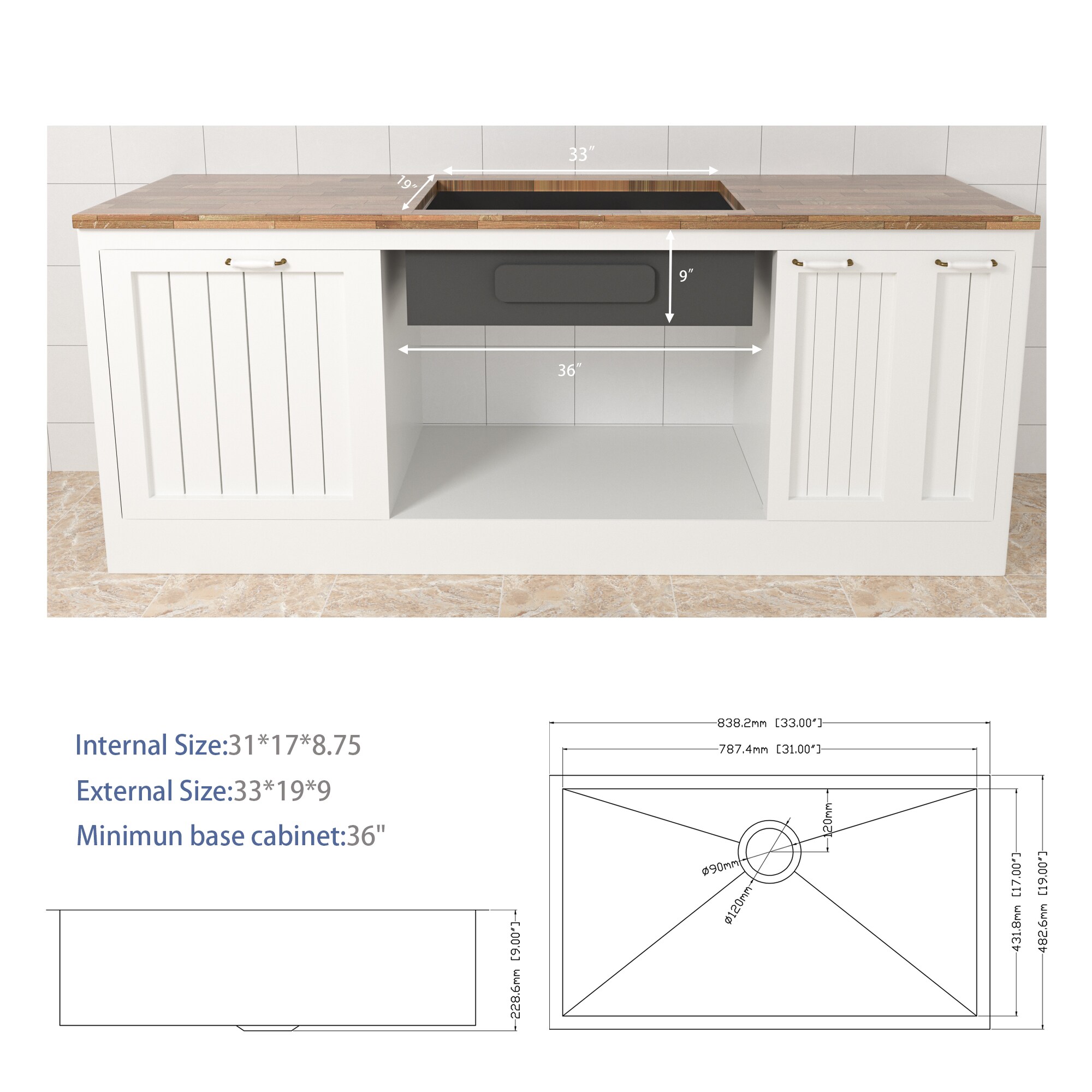 Forclover KCS-P10 Kitchen-Sinks - View #8