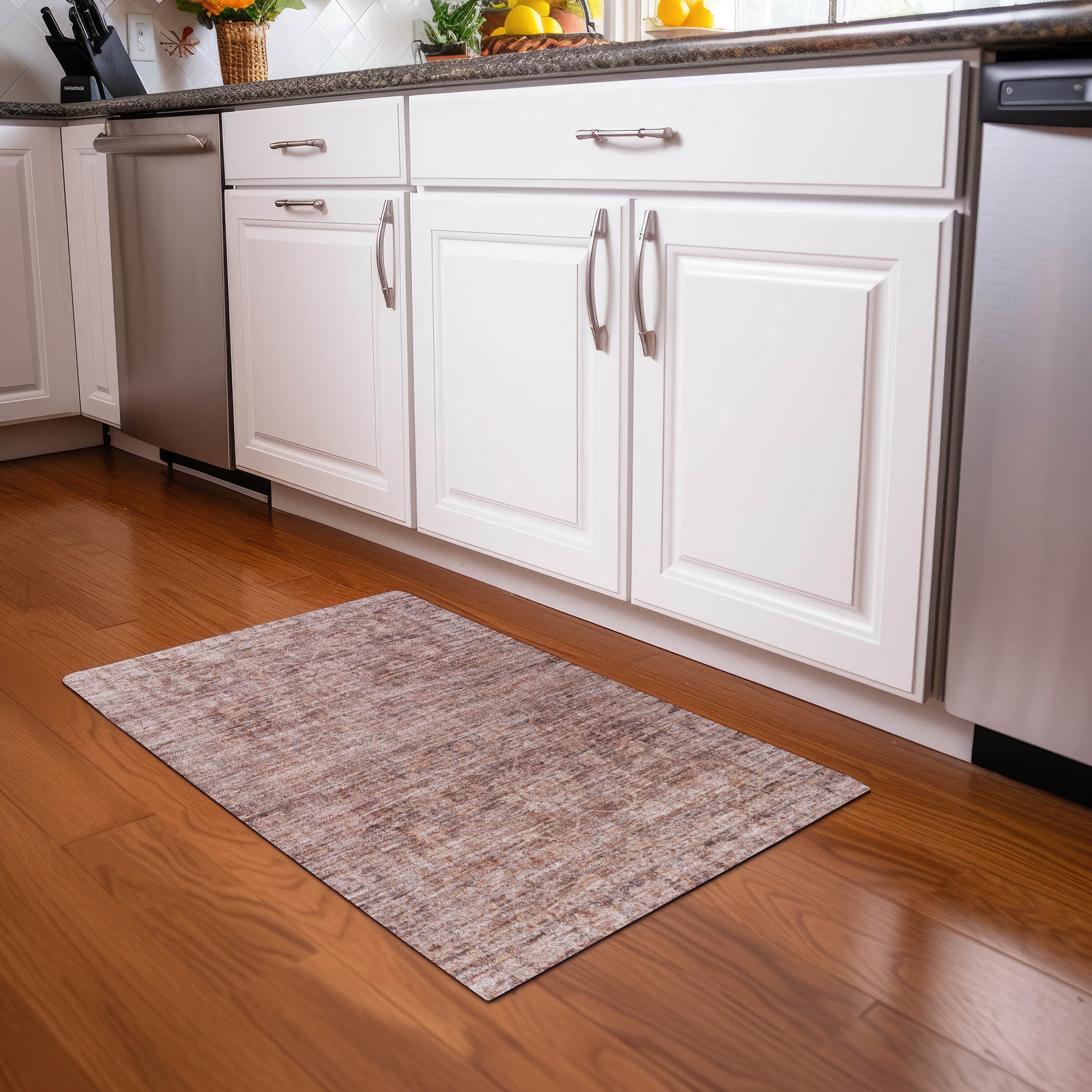 Addison Rugs ACN1744PK20X30 Chantille ACN1744PK 1 x 2 (ft) Loomed Polyester Paprika Rectangular Indoor/Outdoor Machine washable Area rug