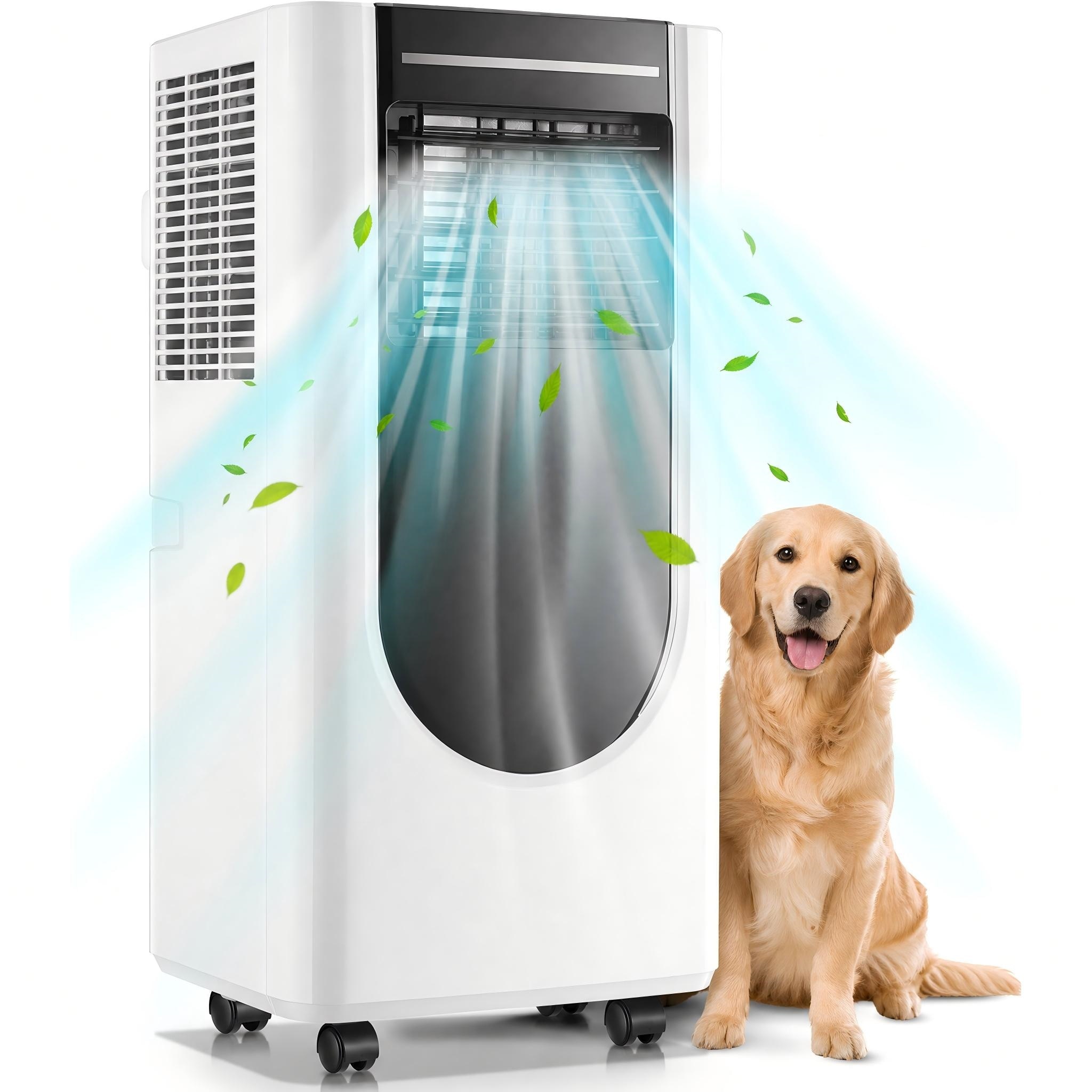 EdenDirect 6000 BTU (DOE) 115-Volt Vented Medium Room Portable Air Conditioner Remote Included