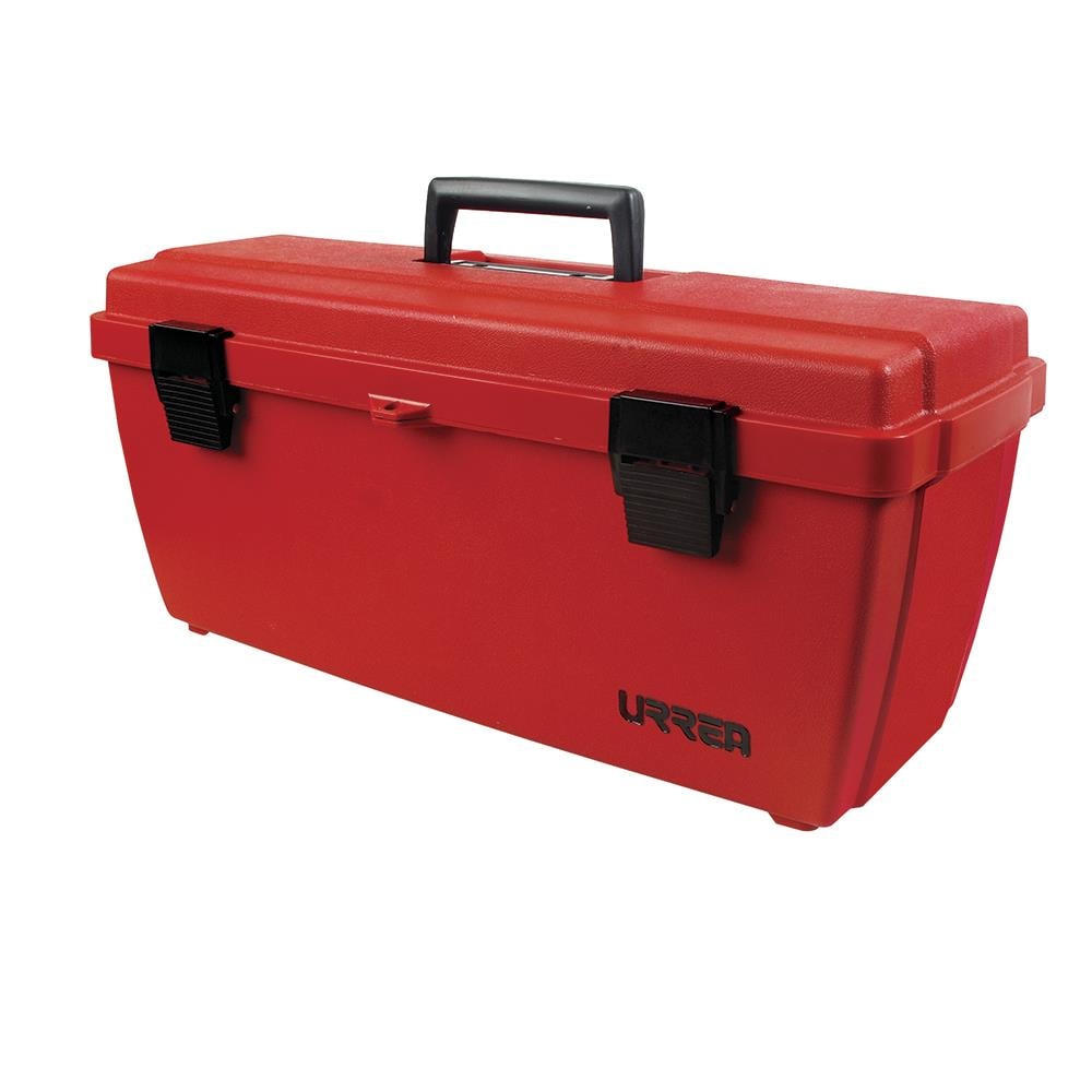 URREA 20 in Red Plastic Tool Box with Plastic Latches - Small Size, Weather  Resistant, 420 in3 Storage Capacity in the Portable Tool Boxes department  at