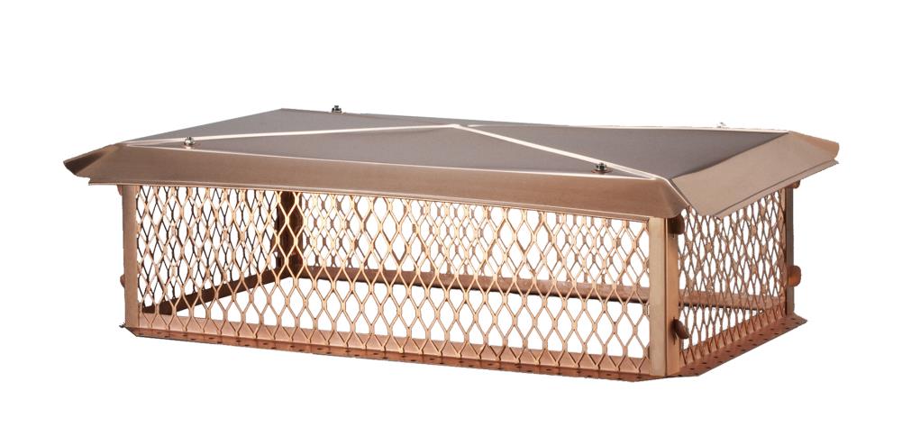 Shelter CBT1735KD 17-in W x 35-in L Copper Copper Rectangular Chimney Cap