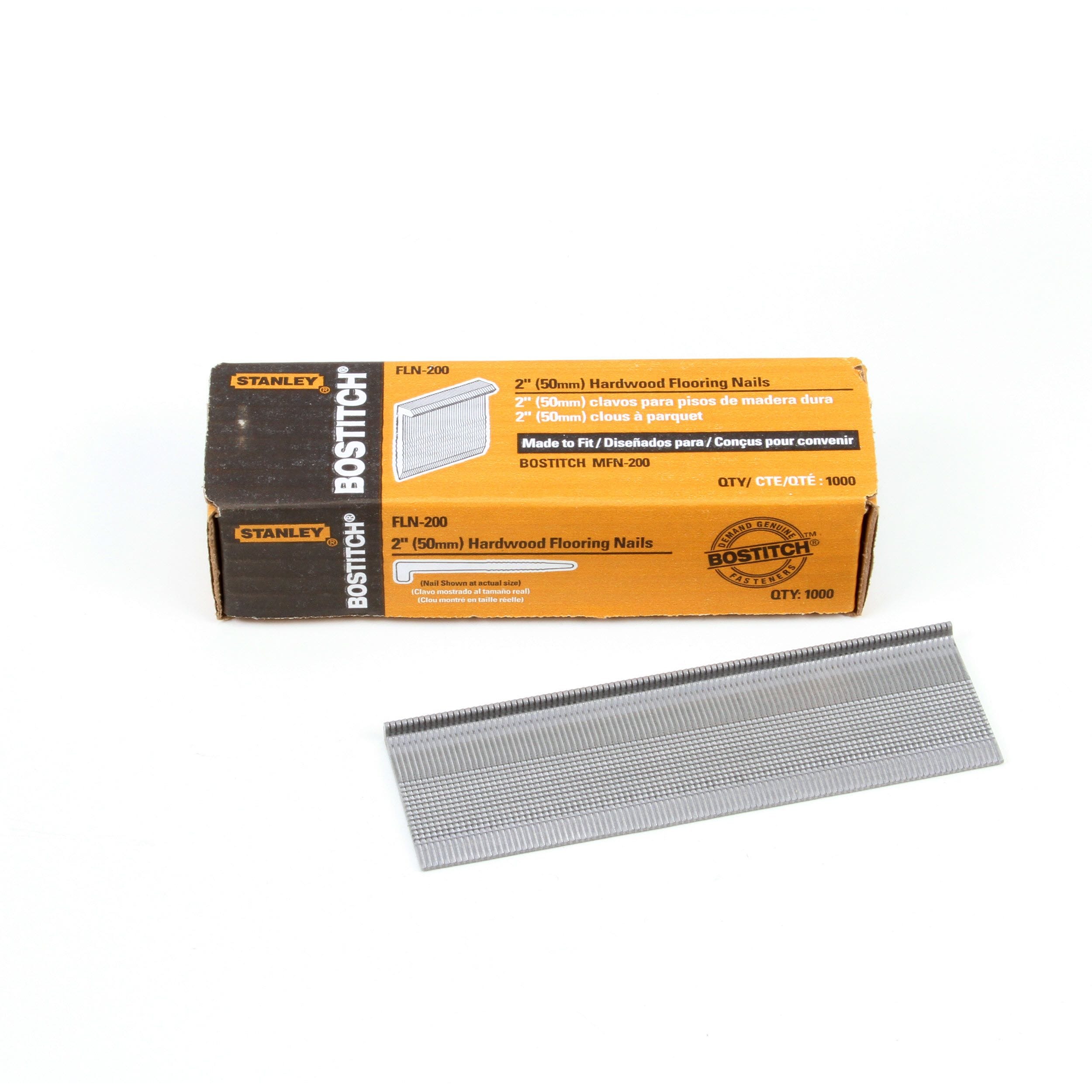 BOSTITCH FLN-200 2-Inch Flooring L-Nail 1000-Per Box 