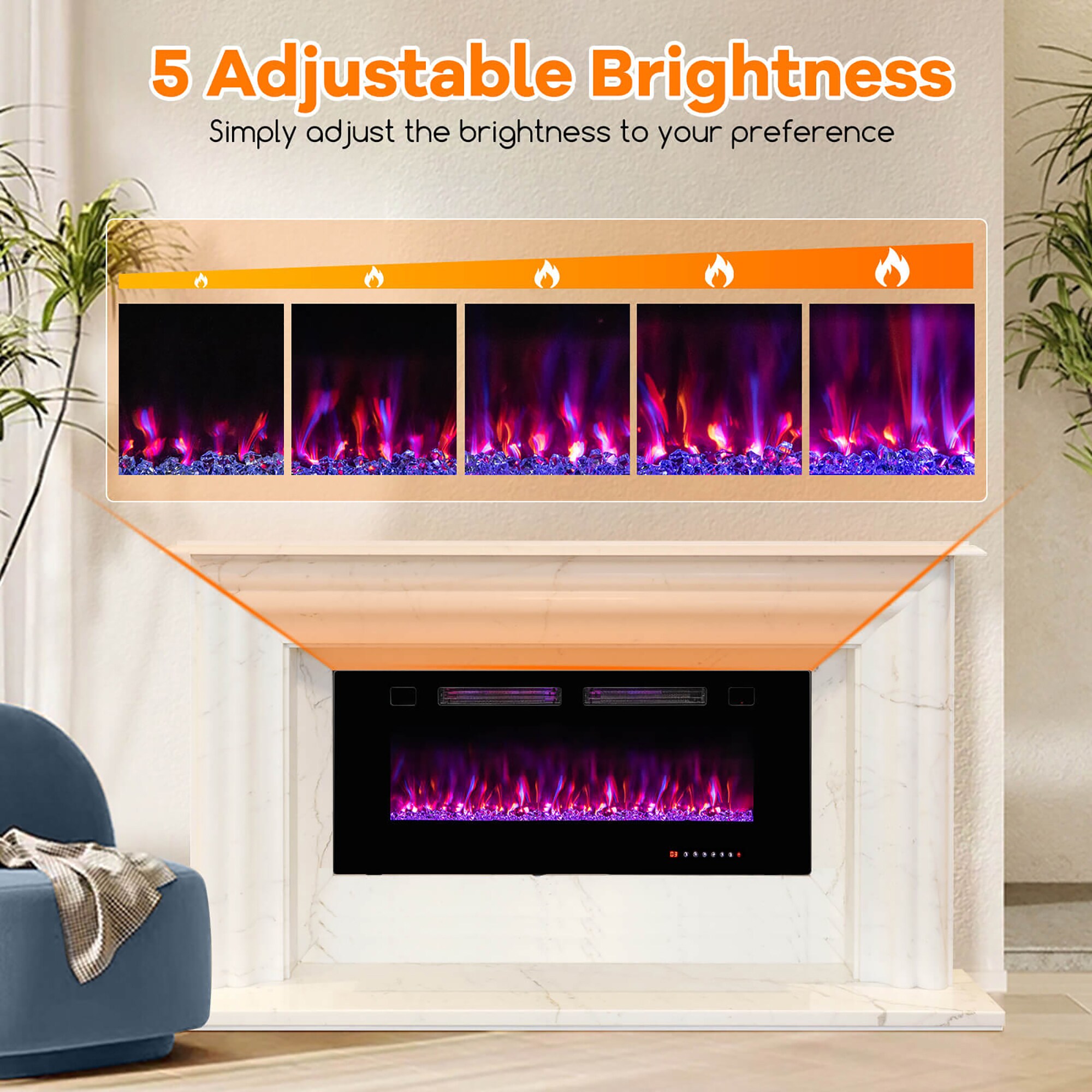 Goplus FP10235US-42 Electric-Fireplaces - View #5