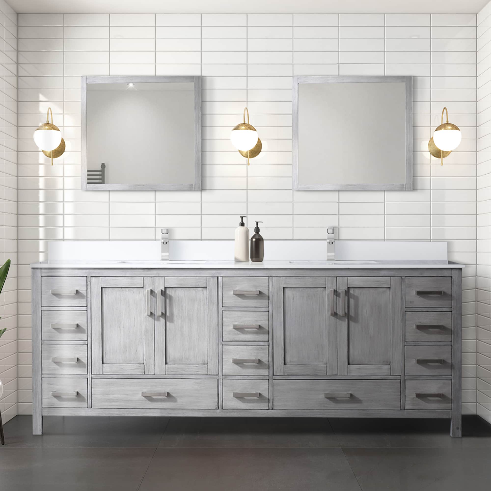 Lexora LJ342284DDWQ000 Bath-Vanity-Combo - View #4