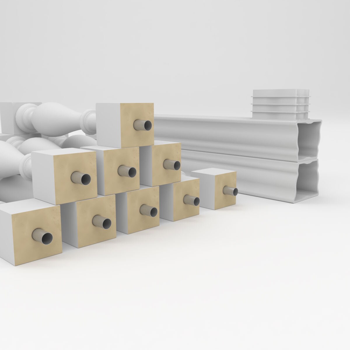Ekena Millwork BALK41X048TRN railings - View #6