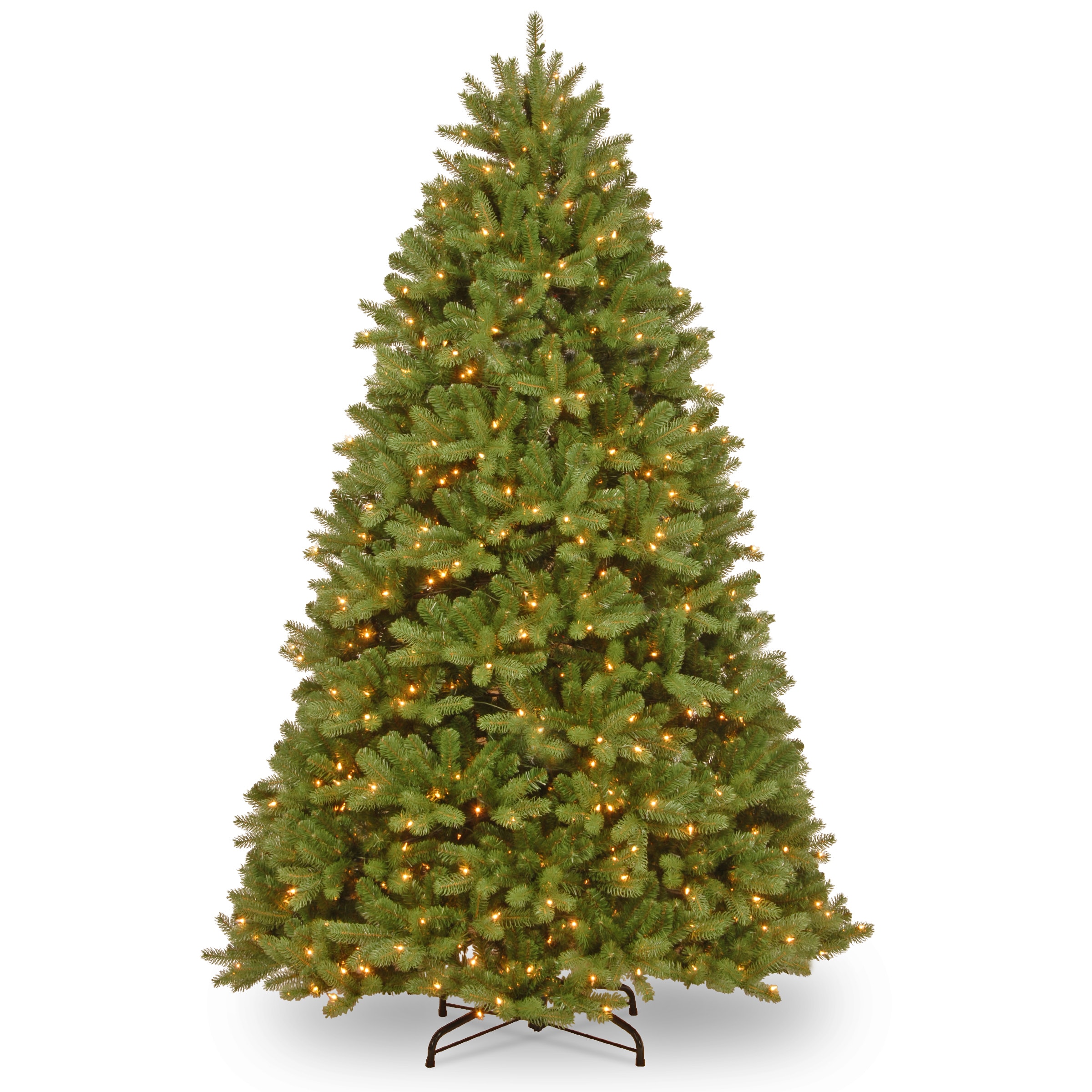 National Tree Company PEND2-300-75 7.5-Feet Spruce Pre-lit Artificial Christmas Tree with Clear Incandescent Lights