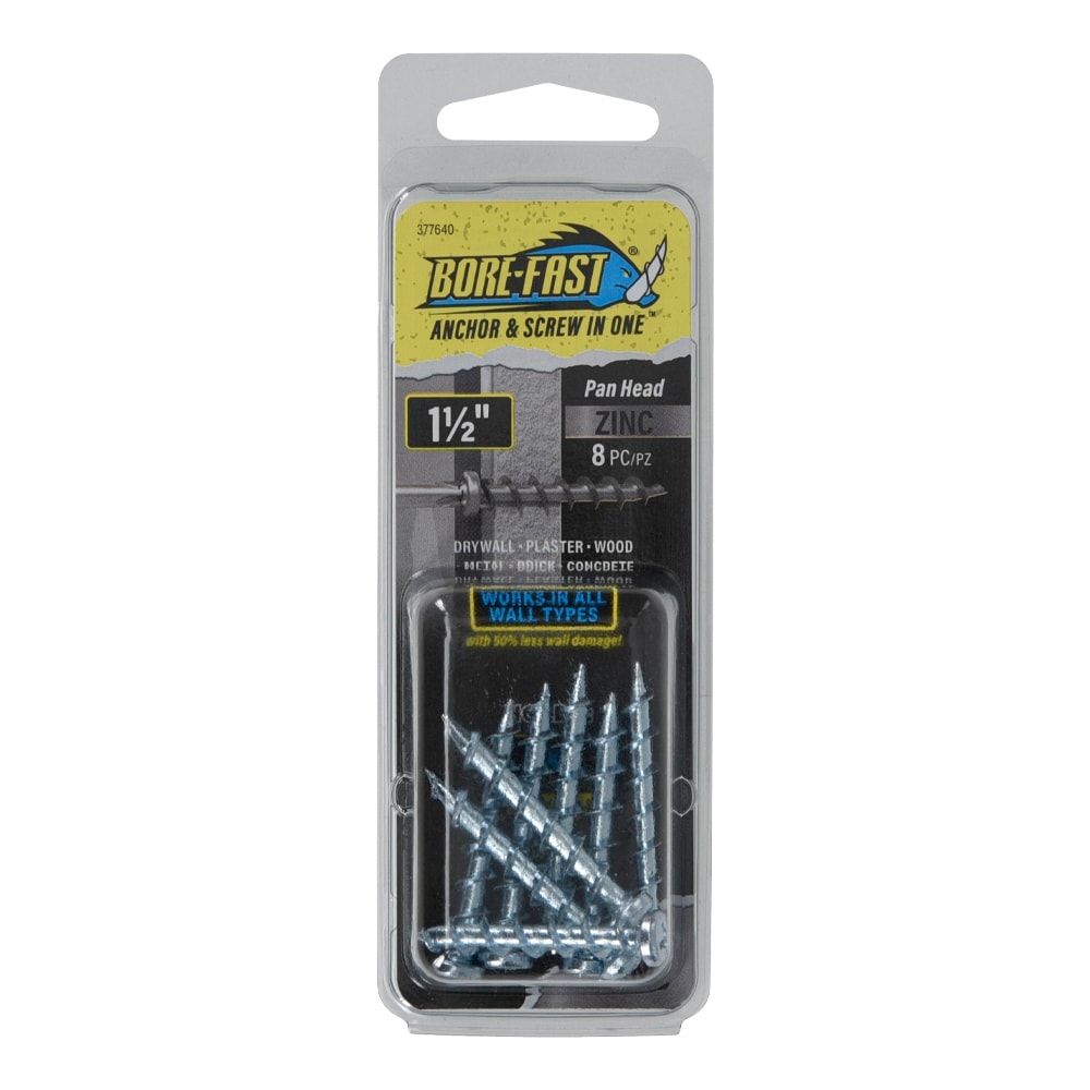 Drywall Anchors with Wall Screws Wall Anchors and Screw Kit Set of 260 Pc... 