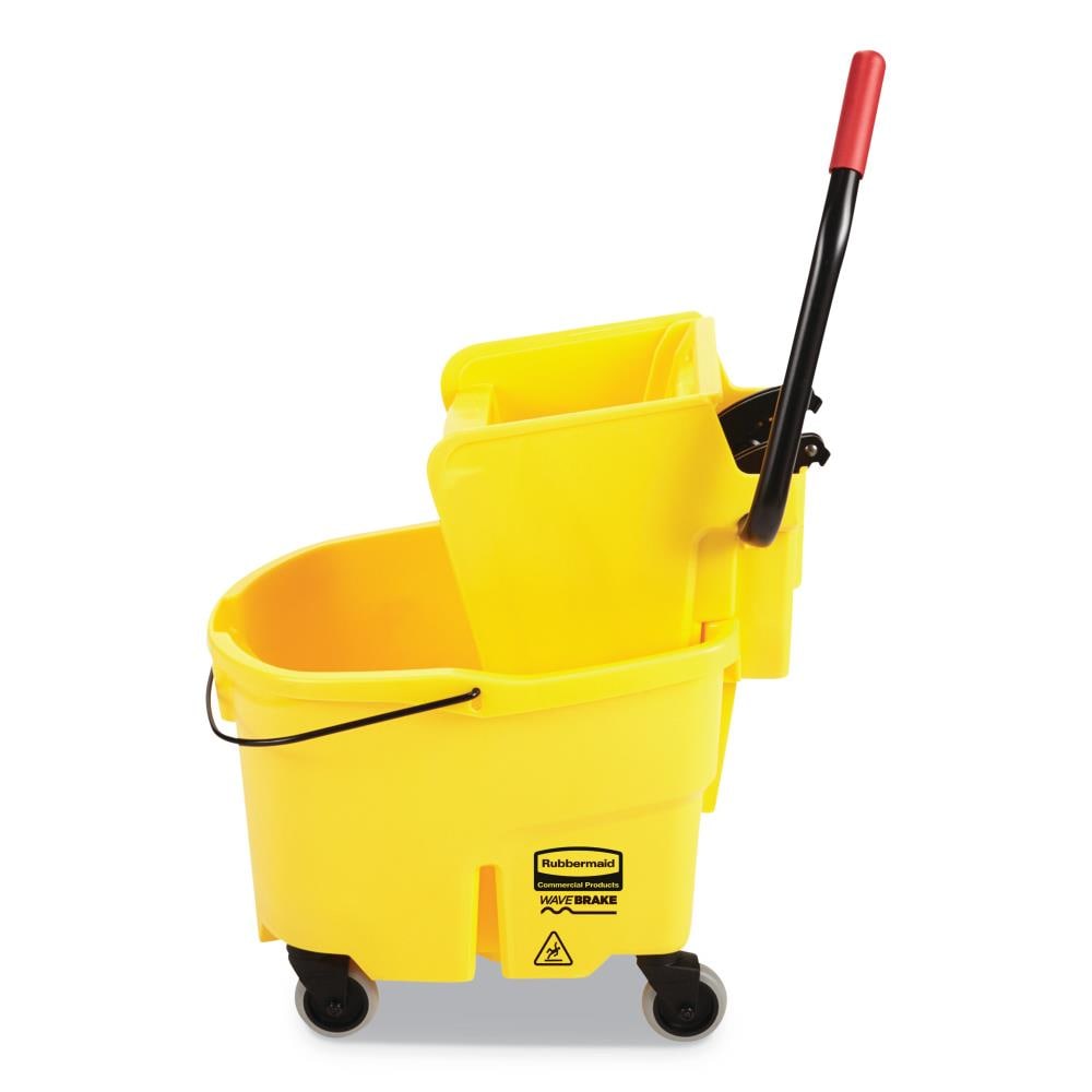 NEW 26 Quart Red Dryser Commercial Mop Bucket with Side Press Wringer 