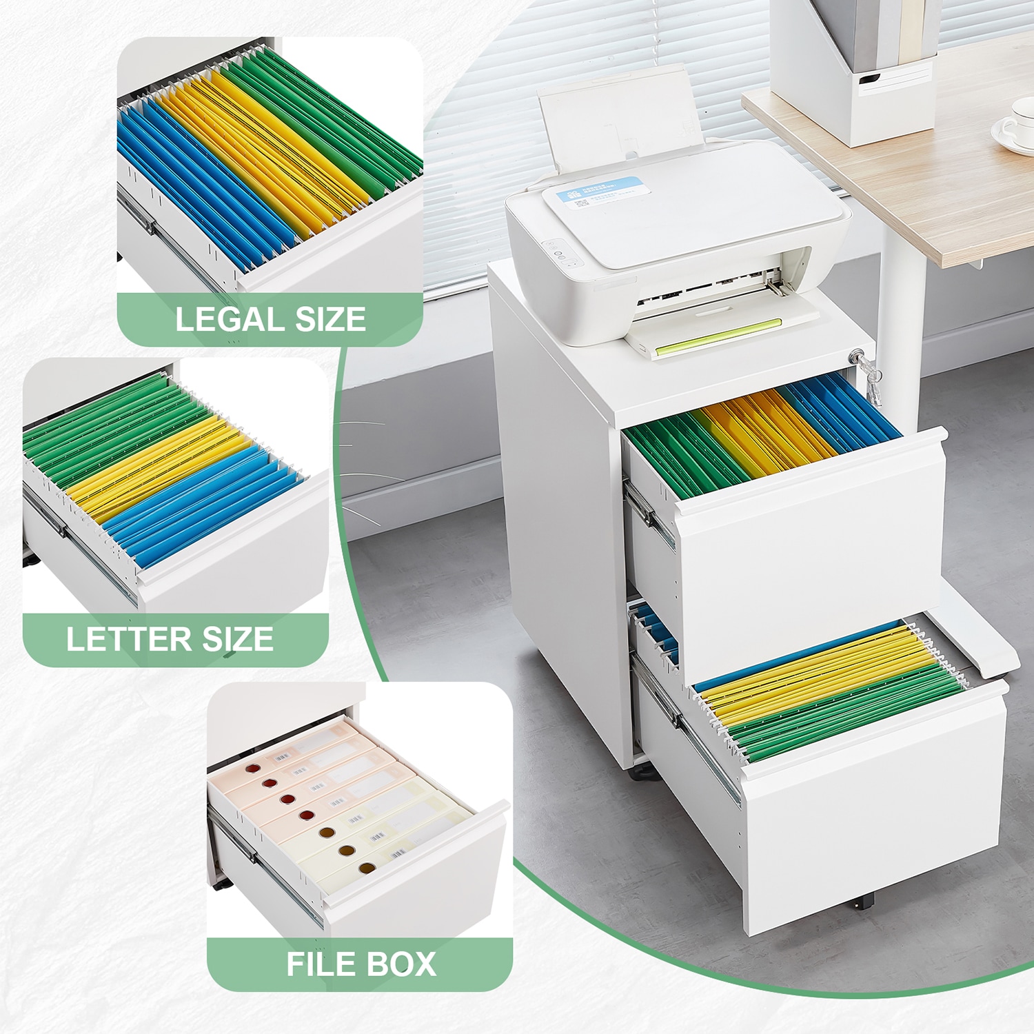 GZMR SL-AD8676-LC Filing-Cabinets - View #5