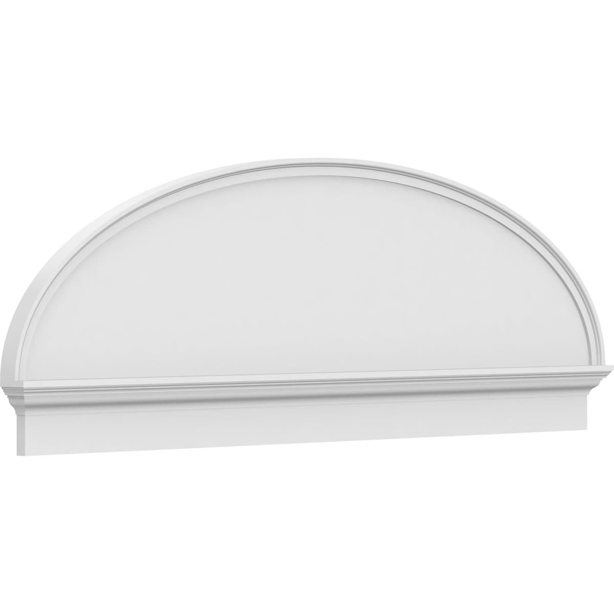 Ekena Millwork PEDPC070X245ELL00 70-in W x 24.375-in L PVC Pediment
