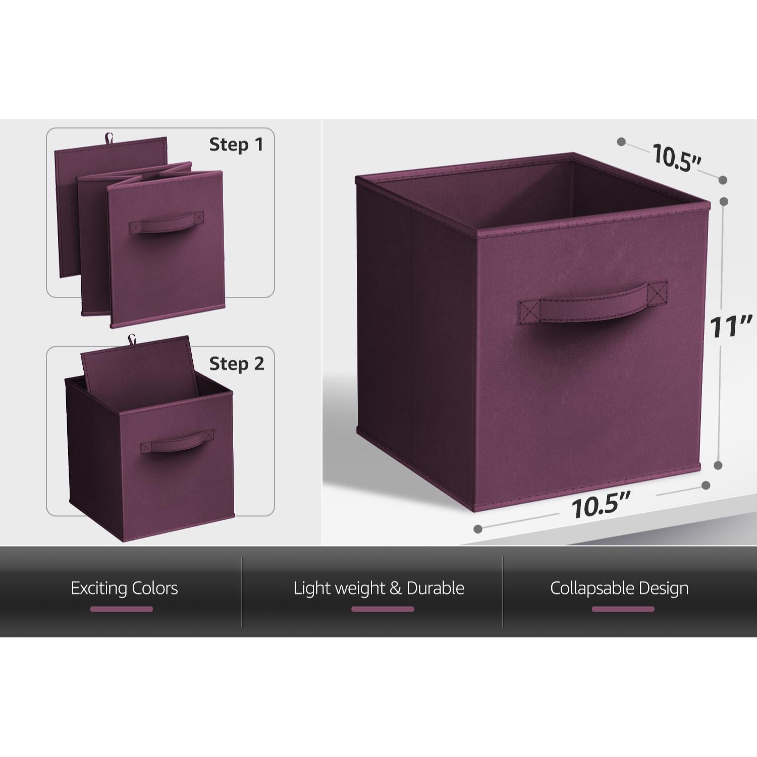 SORBUS STRG-BIN-PU-8PK Bins-Baskets - View #5