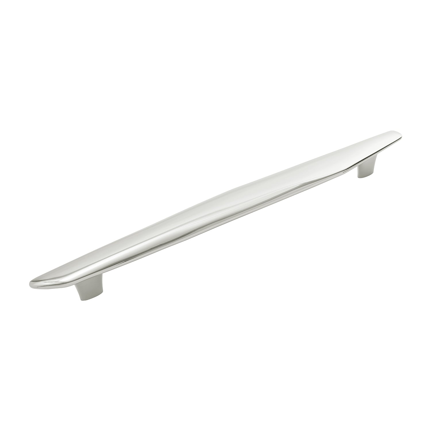 Belwith Keeler B079718-14 Pebble 18-in , 457mm Center to Center Polished Nickel Novelty Handle Drawer Pull