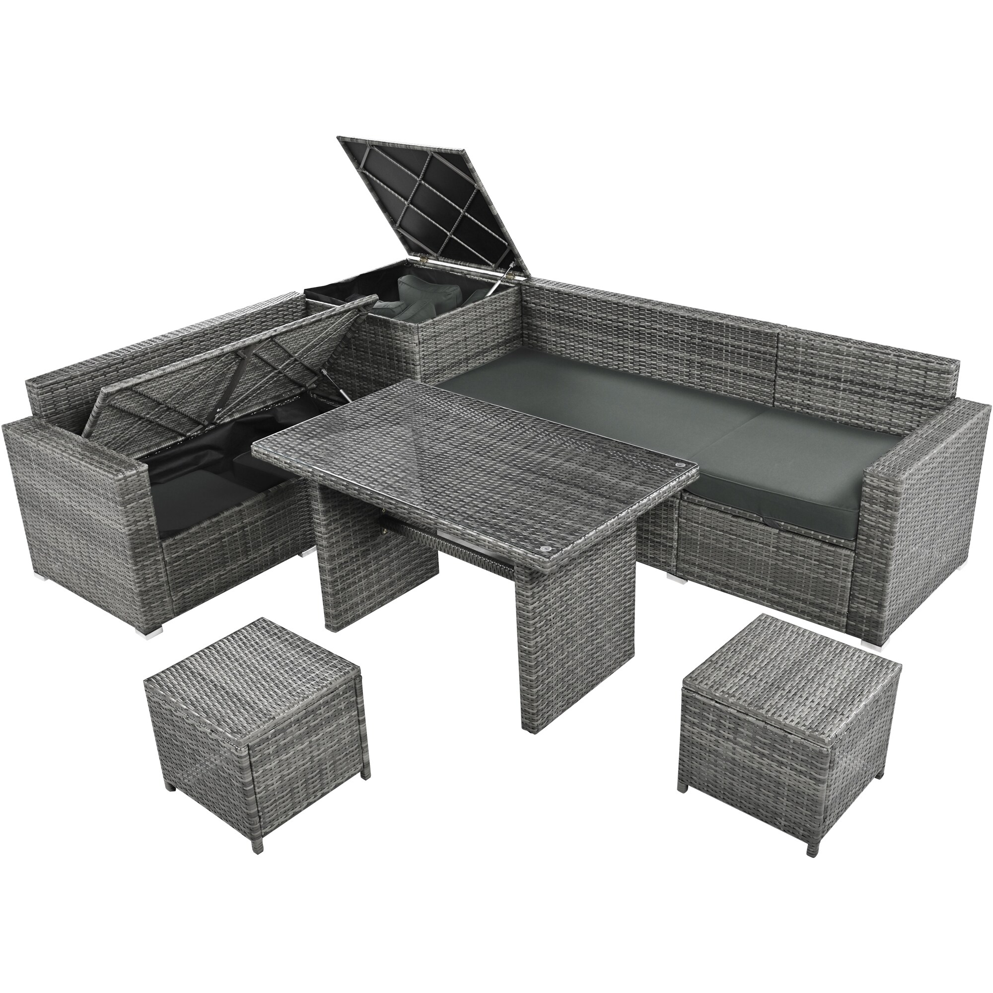 JIMSMAISON BOTMPCS28G-G Patio-Conversation-Sets - View #4