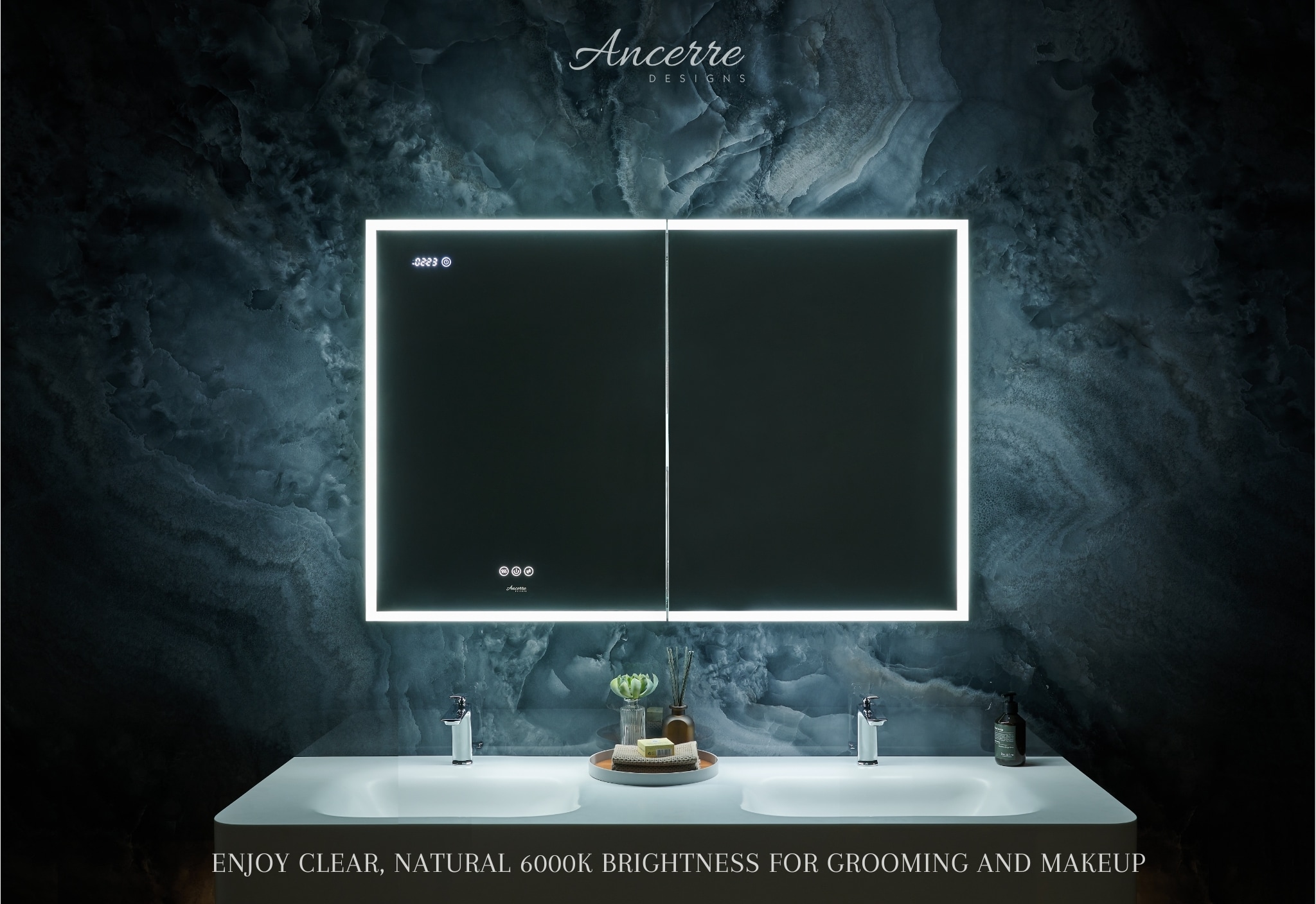Ancerre Designs LEDM-PAGANI-36 Bathroom-Medicine-Cabinets - View #3
