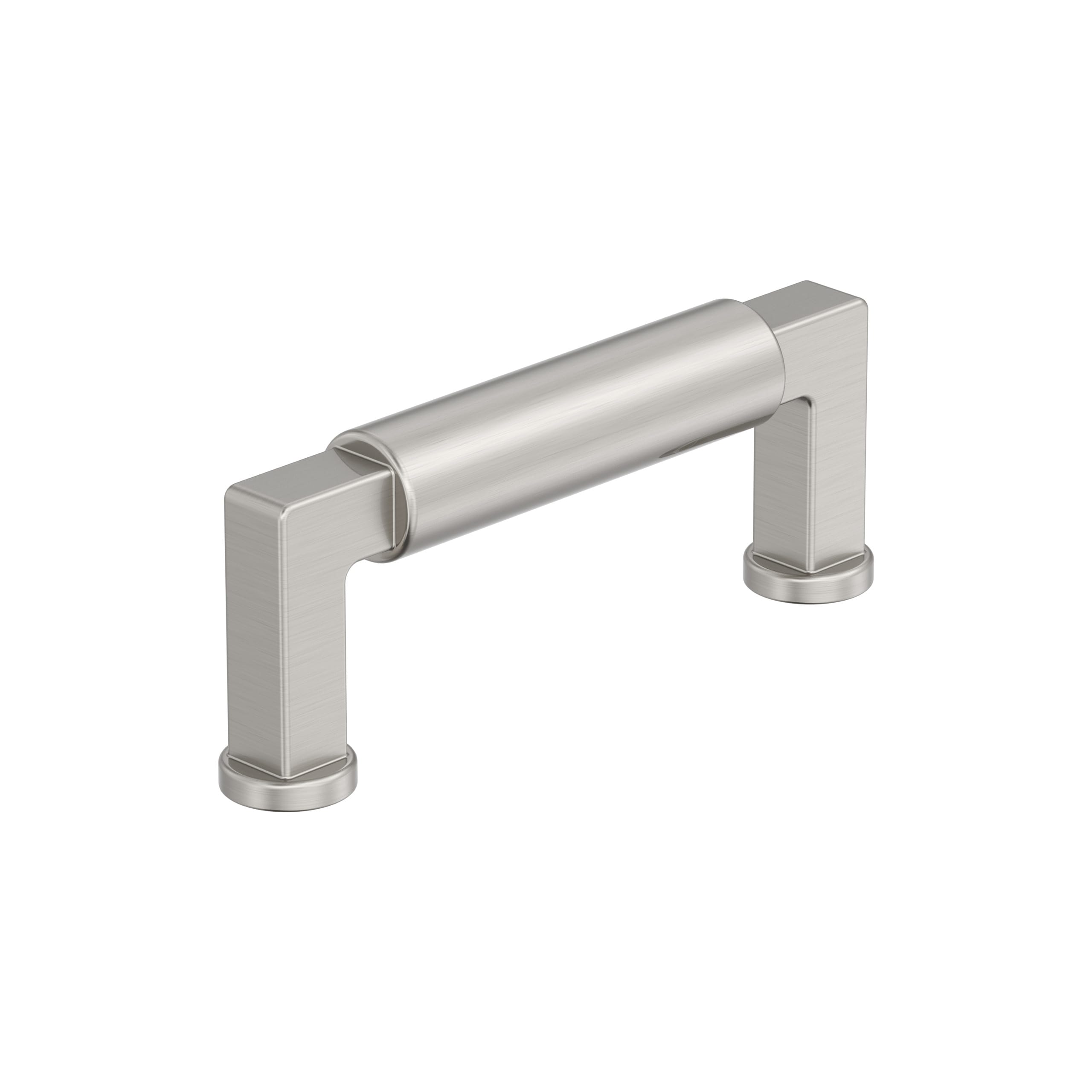 Amerock BP37482G10 Balon 3-in , 76mm Center to Center Satin Nickel Cylindrical Bar