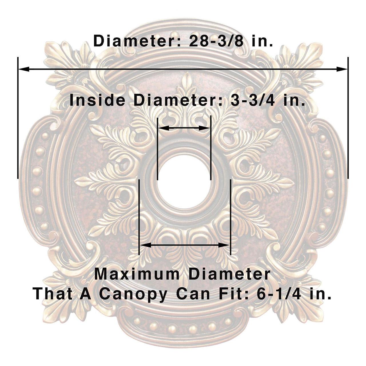 From Plain to Beautiful in Hours CCMF-121-INT-LL Ceiling-Medallions - View #5