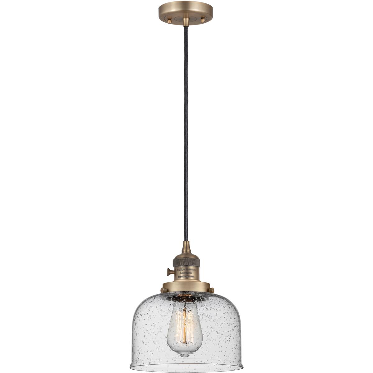 Innovations Lighting 2343728 201CSW-BB-G74-LED Franklin Restoration Bell Mini Pendant