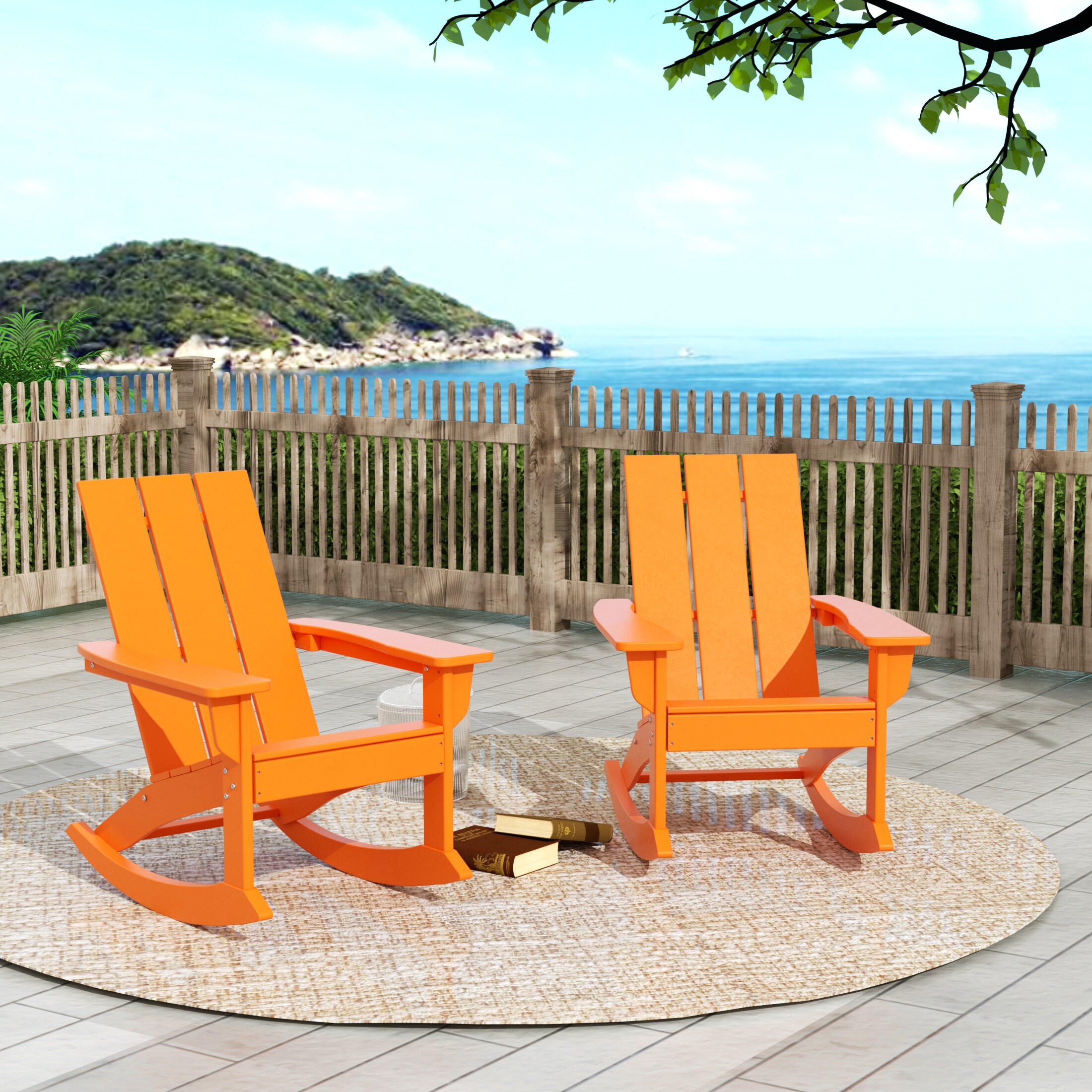 Westin Furniture OP5002-OR-2 Patio-Chairs - View #2