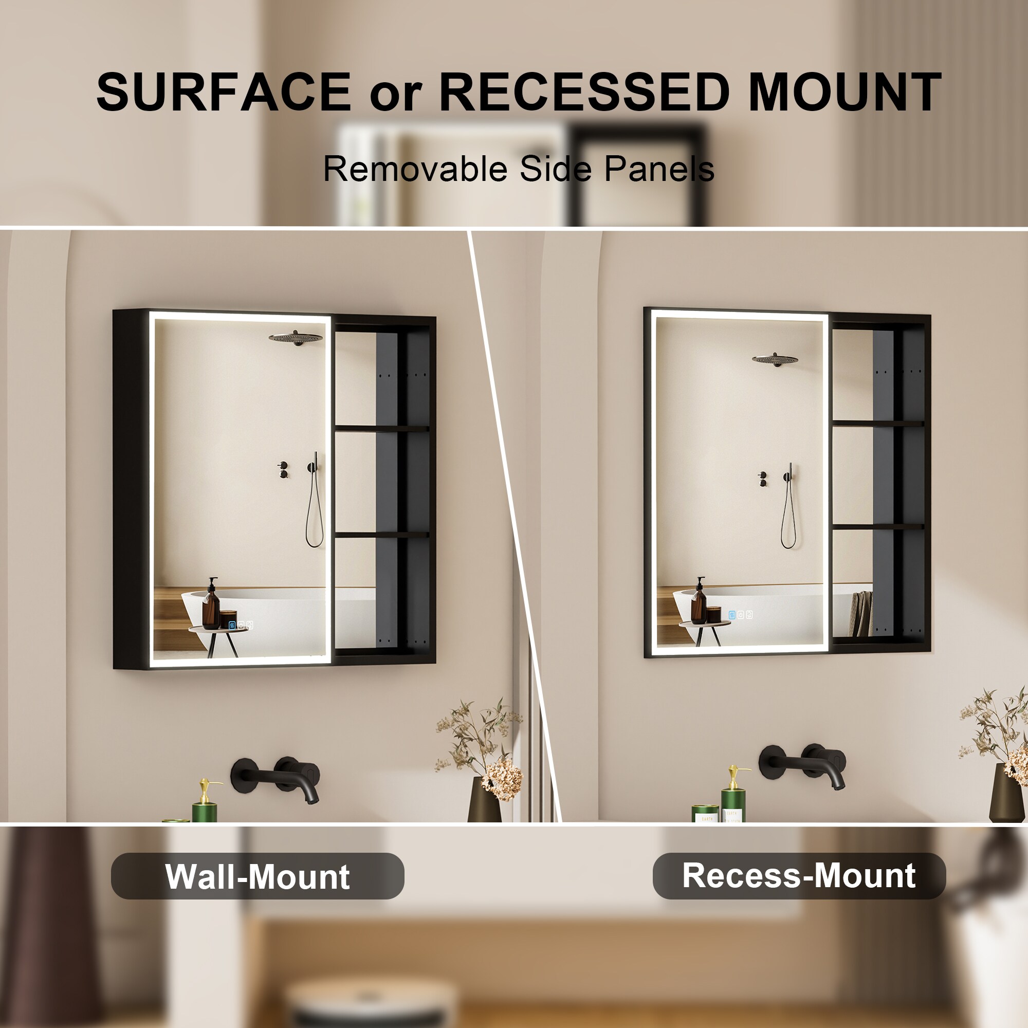 Forclover MEAM-12M3230LMC Bathroom-Medicine-Cabinets - View #8