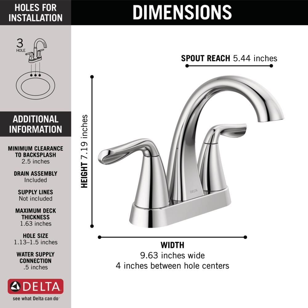 Delta 25840LF Lavatory-Faucets - View #4