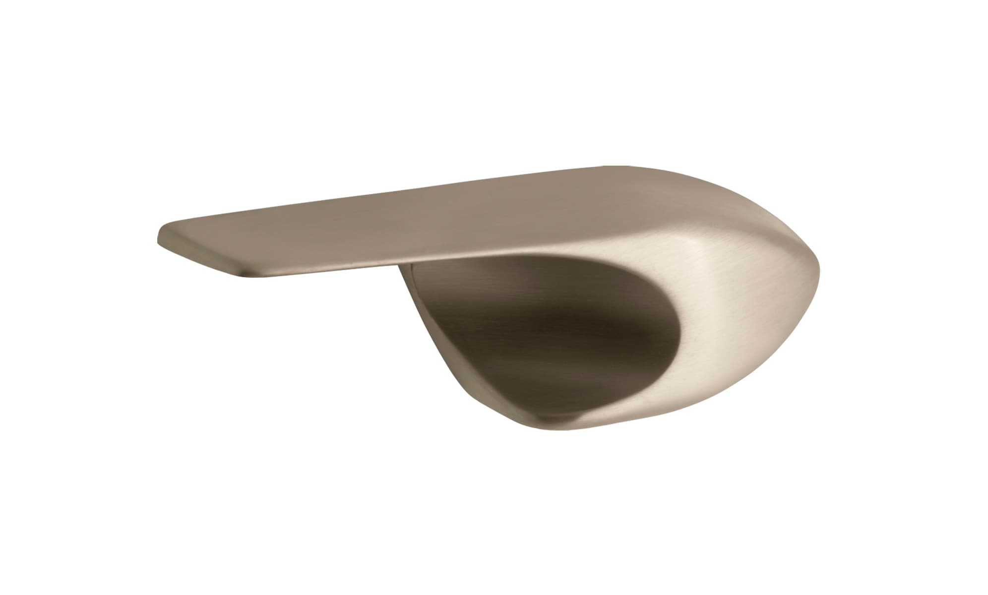 KOHLER 9169-L-BV Santa Rosa 8-in Side Mount Vibrant Brushed Bronze Toilet lever