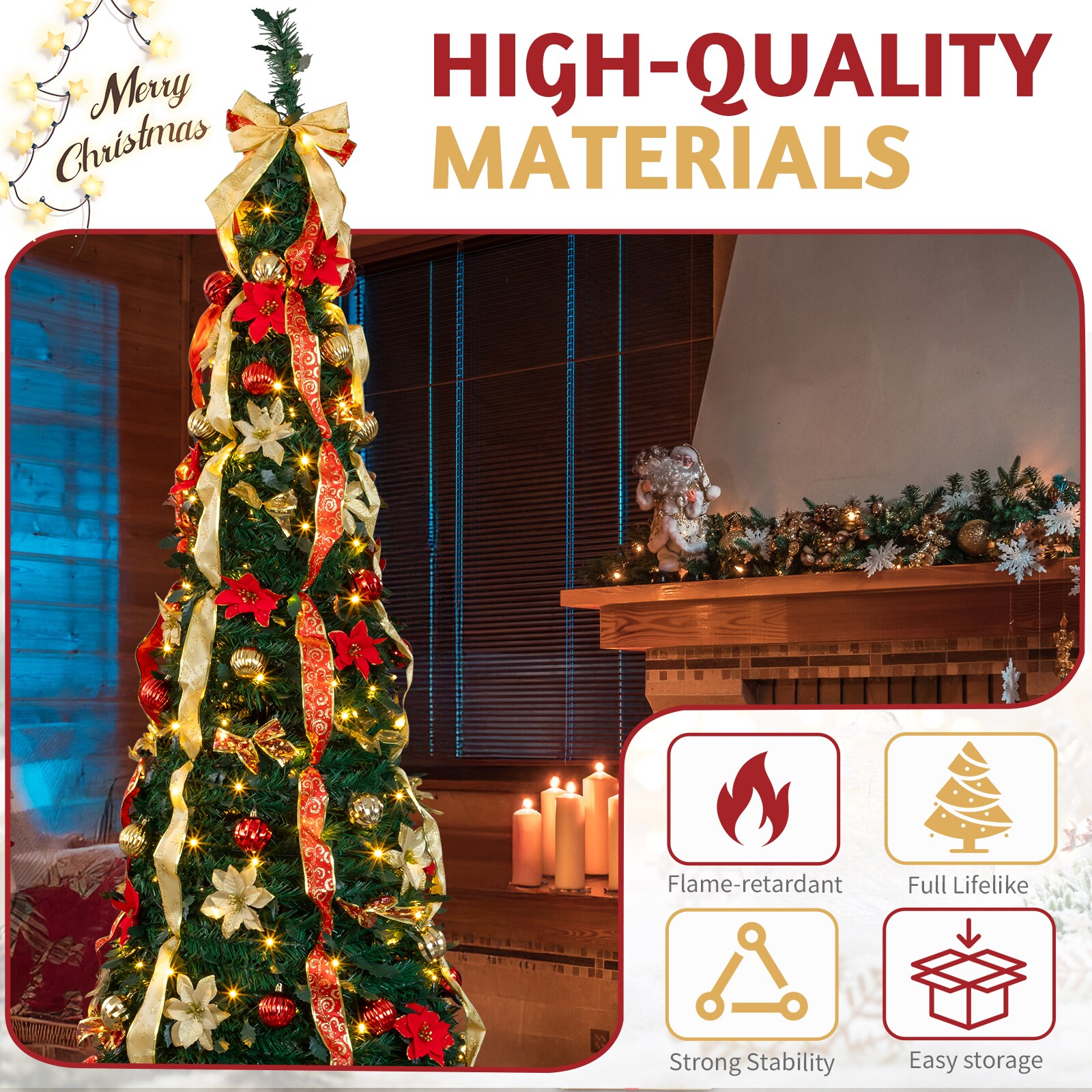 Winado 1-G61000570 Artificial-Christmas-Trees - View #3